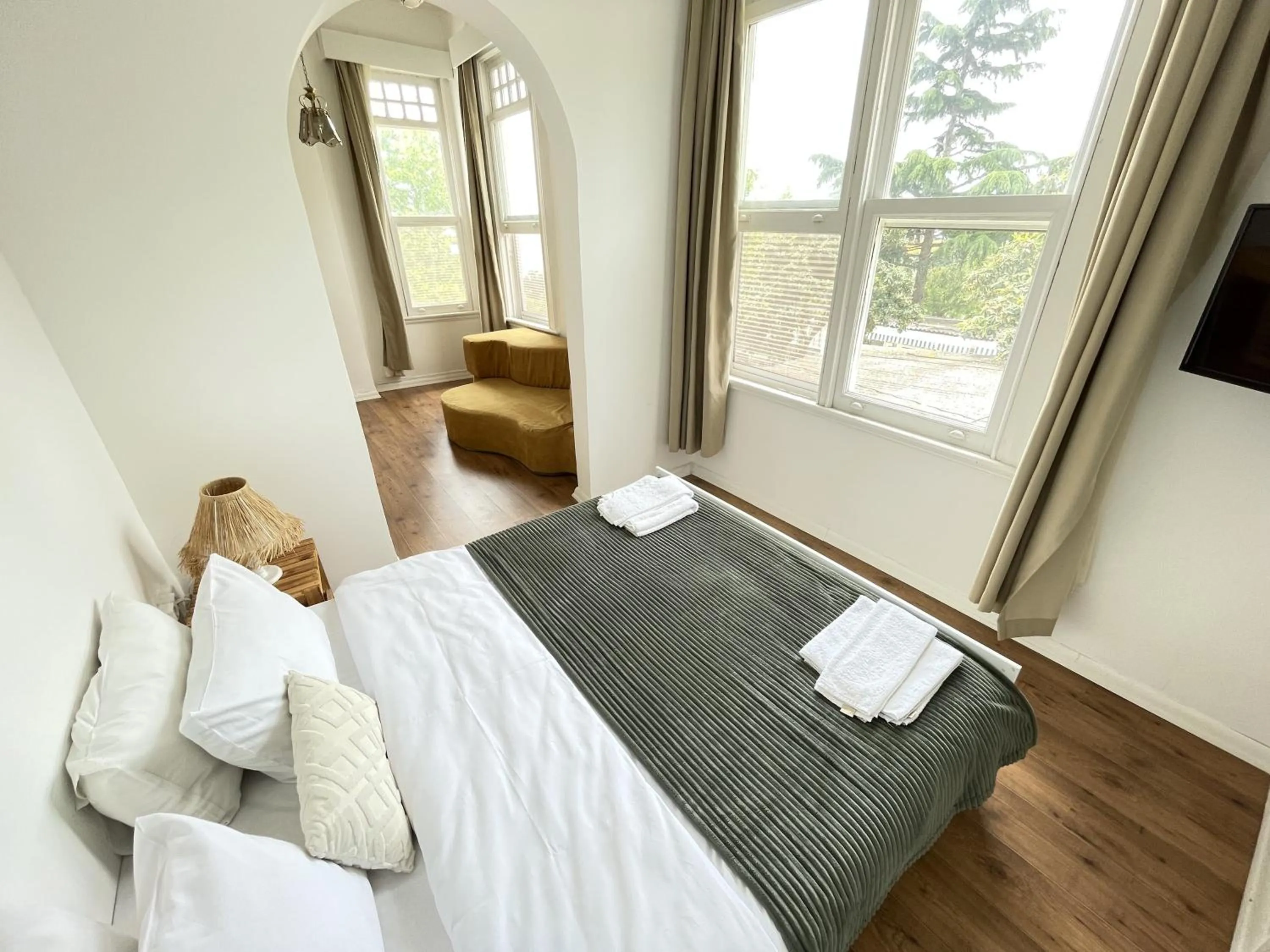 TV and multimedia, Bed in Ikigai Hotel Villa Rıfat