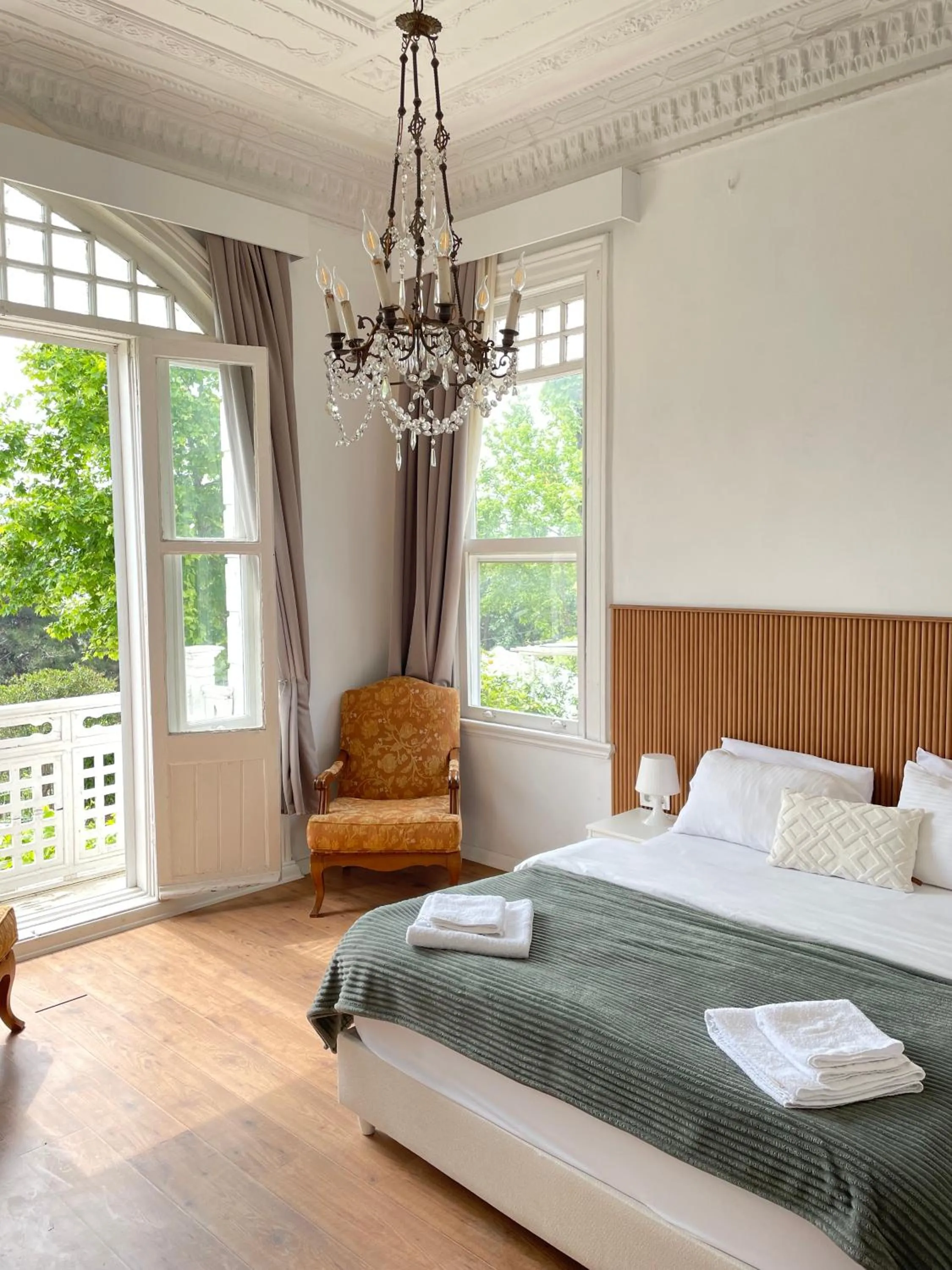 Bed in Ikigai Hotel Villa Rıfat