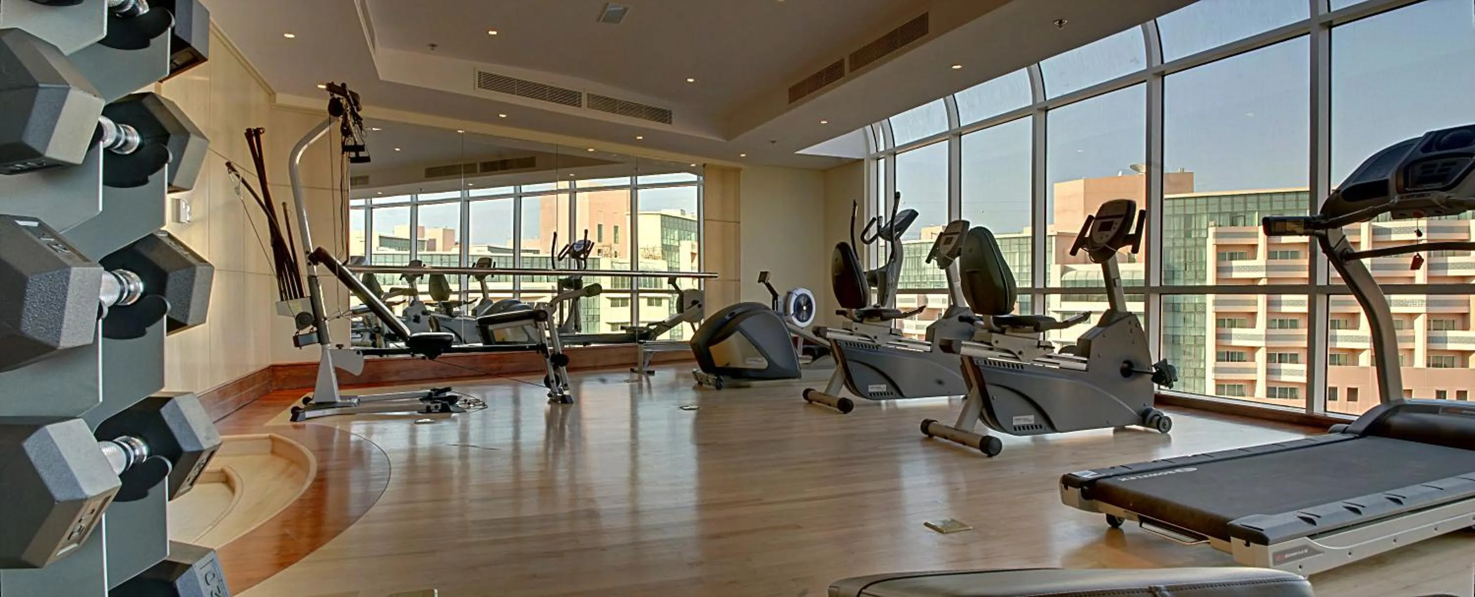Fitness centre/facilities in Chelsea Gardens Hotel Apartment