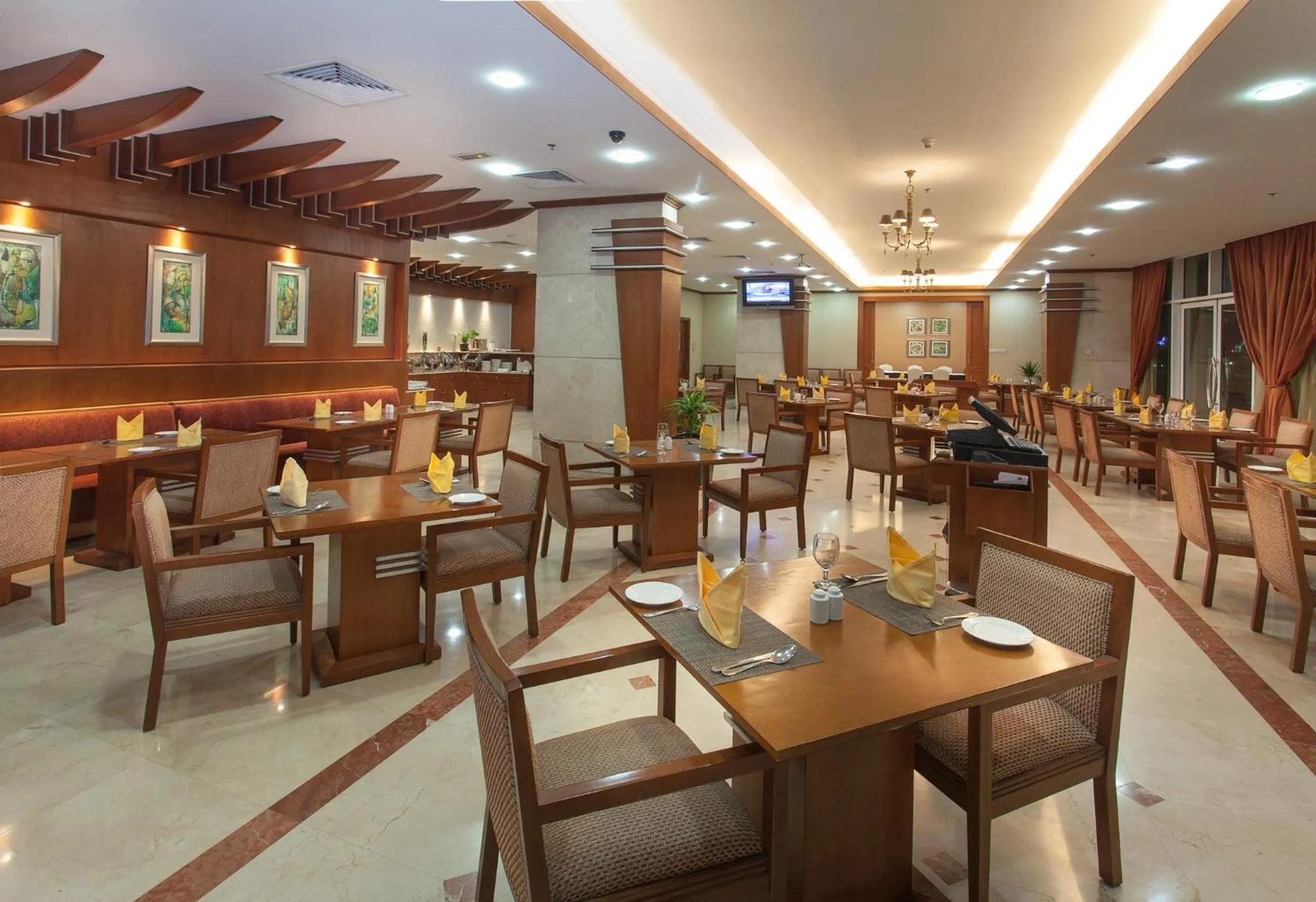 Restaurant/places to eat in Chelsea Gardens Hotel Apartment