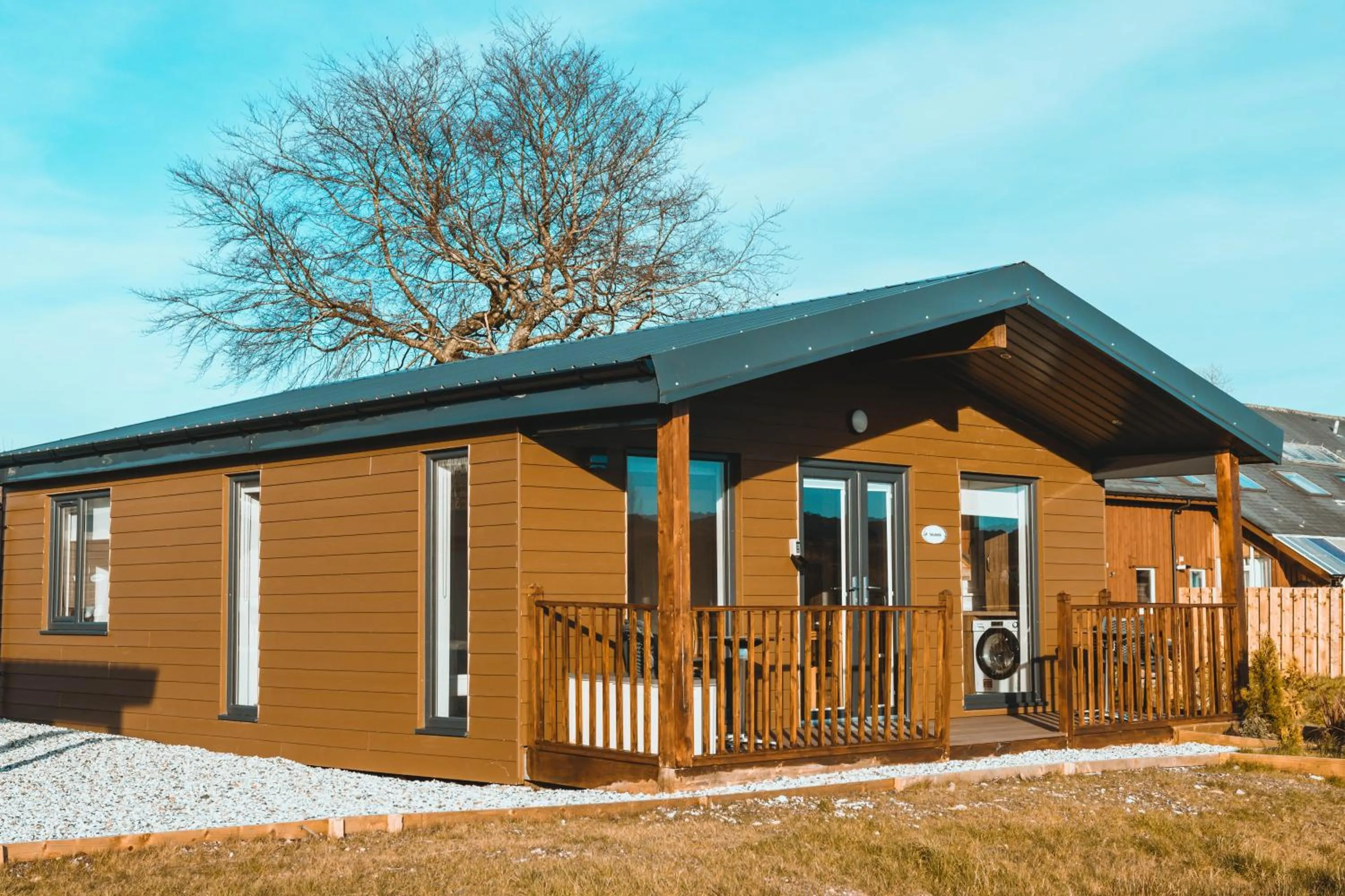 Property building in Broadford Lodges Skye