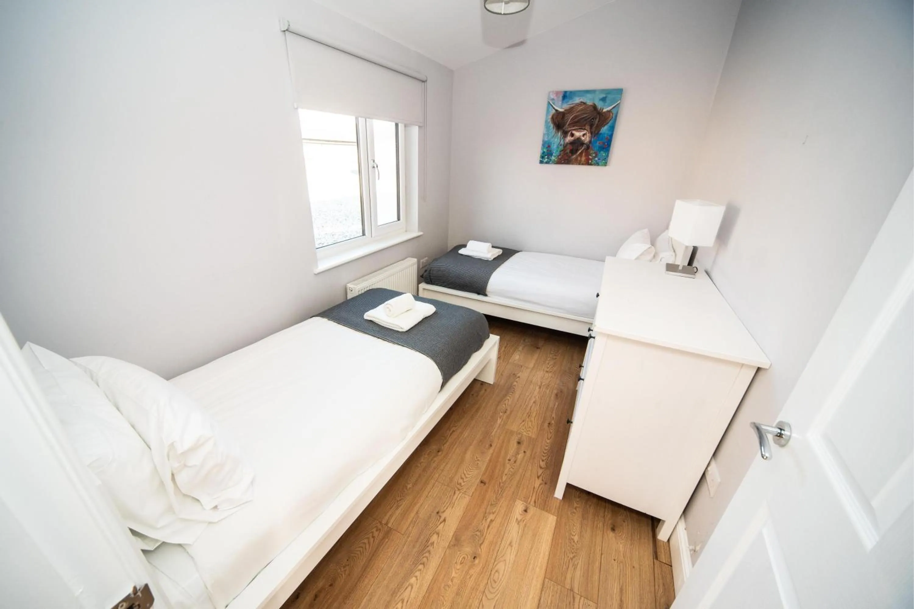 Bed in Broadford Lodges Skye