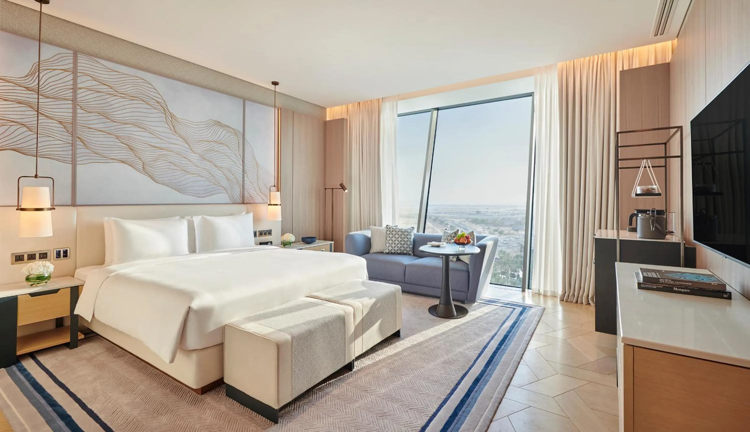 Bedroom, Bed in Grand Hyatt Kuwait