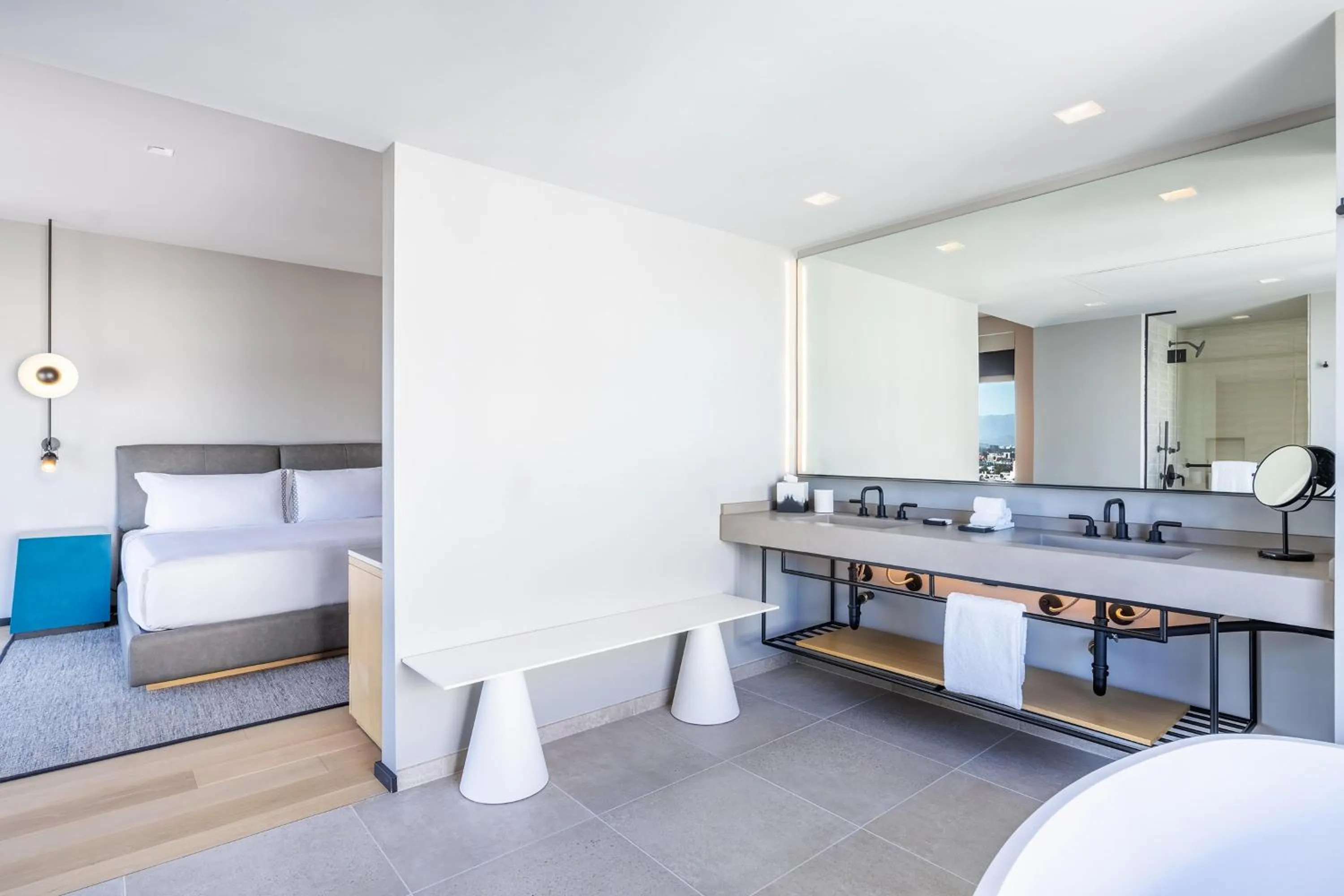 Bathroom, Bed in The Shay, a Destination by Hyatt