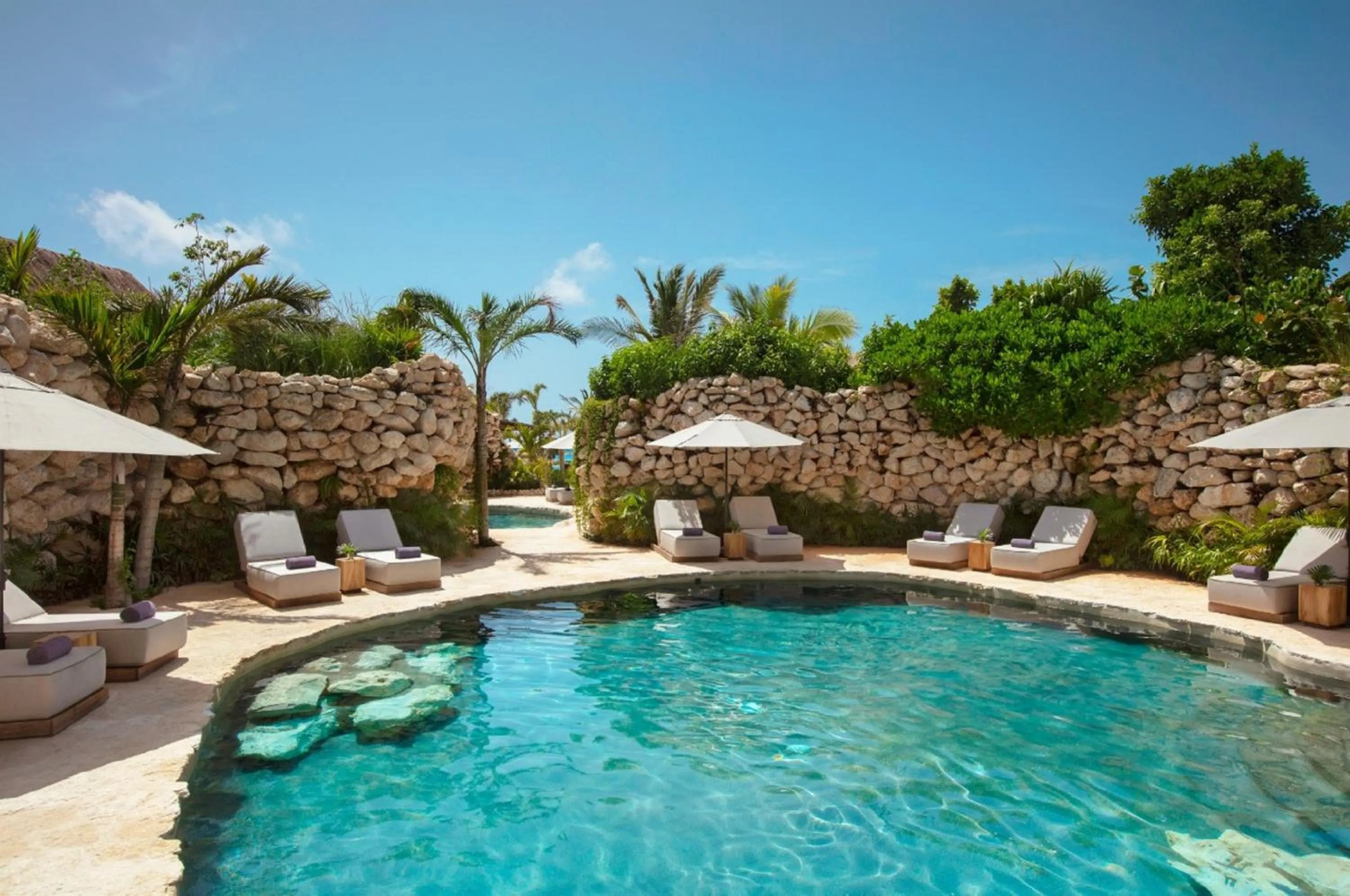 Pool view in Impression Moxché by Secrets - Adults Only