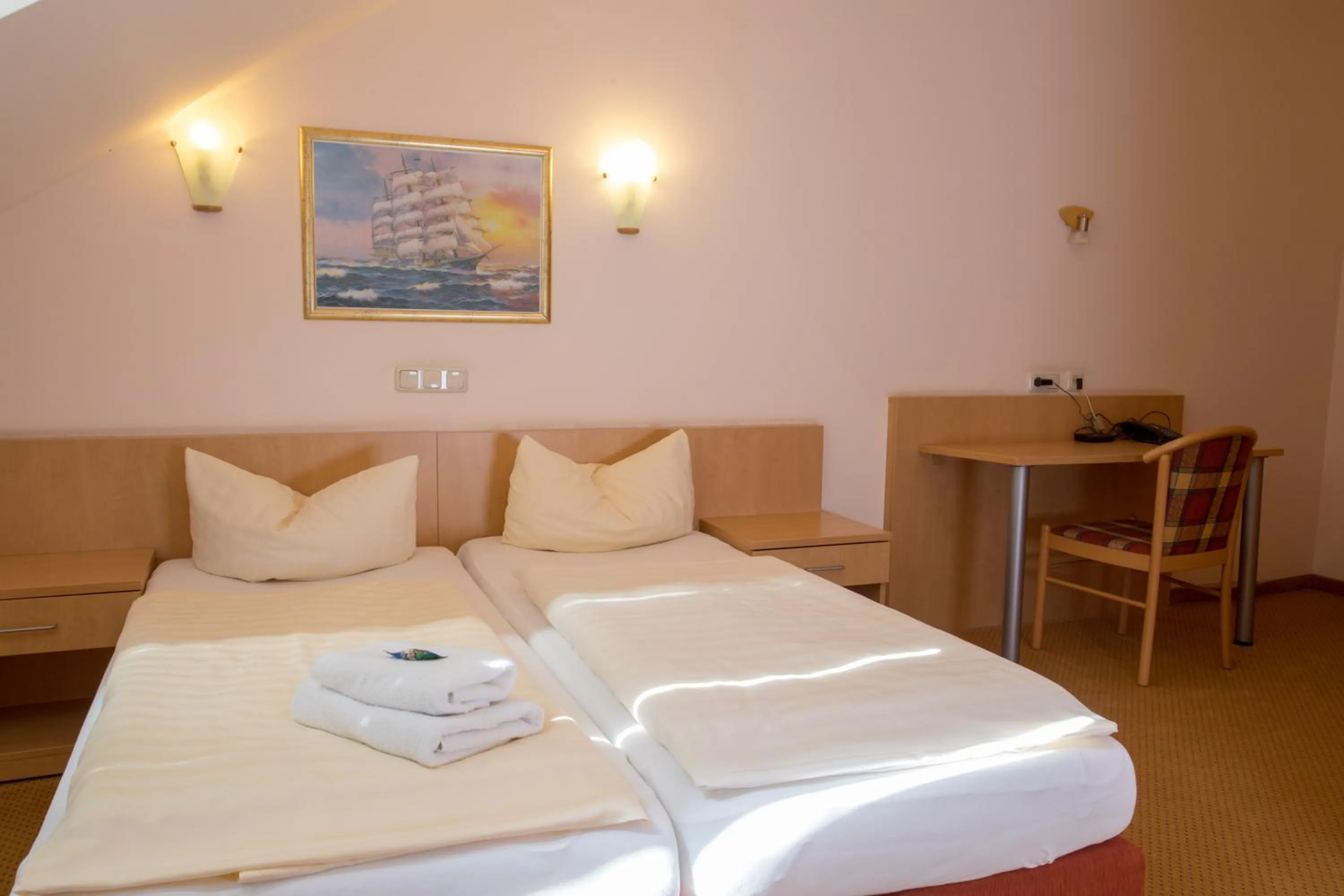 Bed in Landhaus & Landhof Gabriel