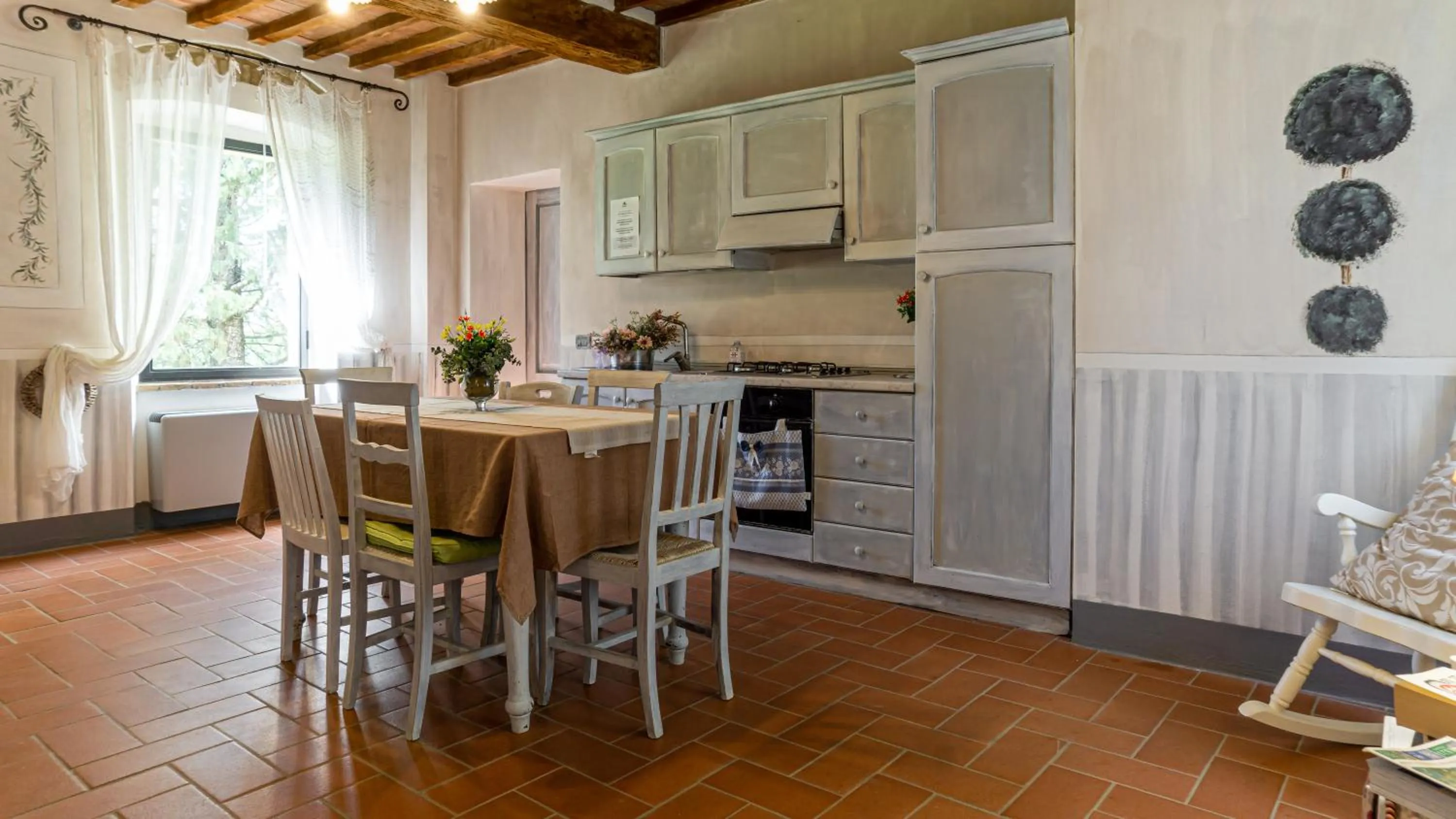 kitchen in Il Castagnolo Country B&B