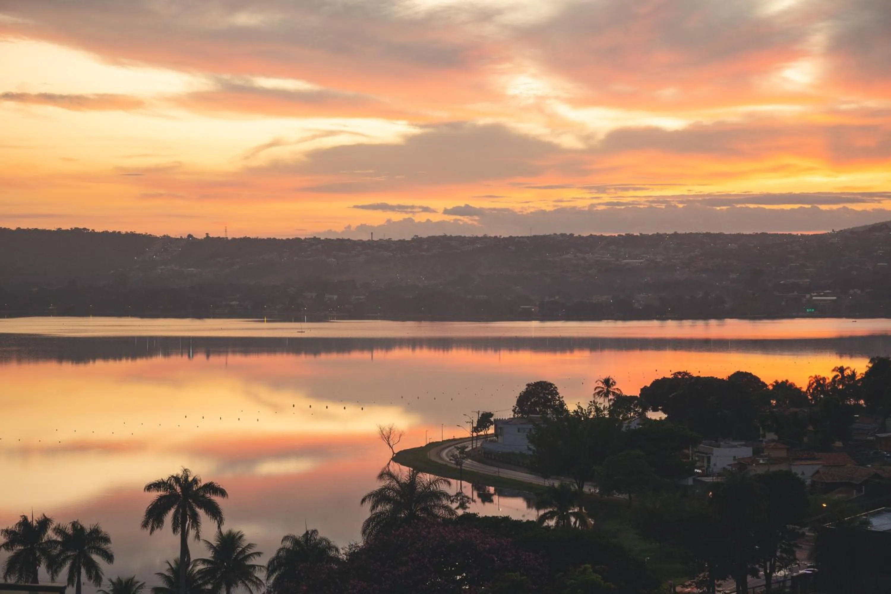 Sunset in Lagoon Prime Hotel