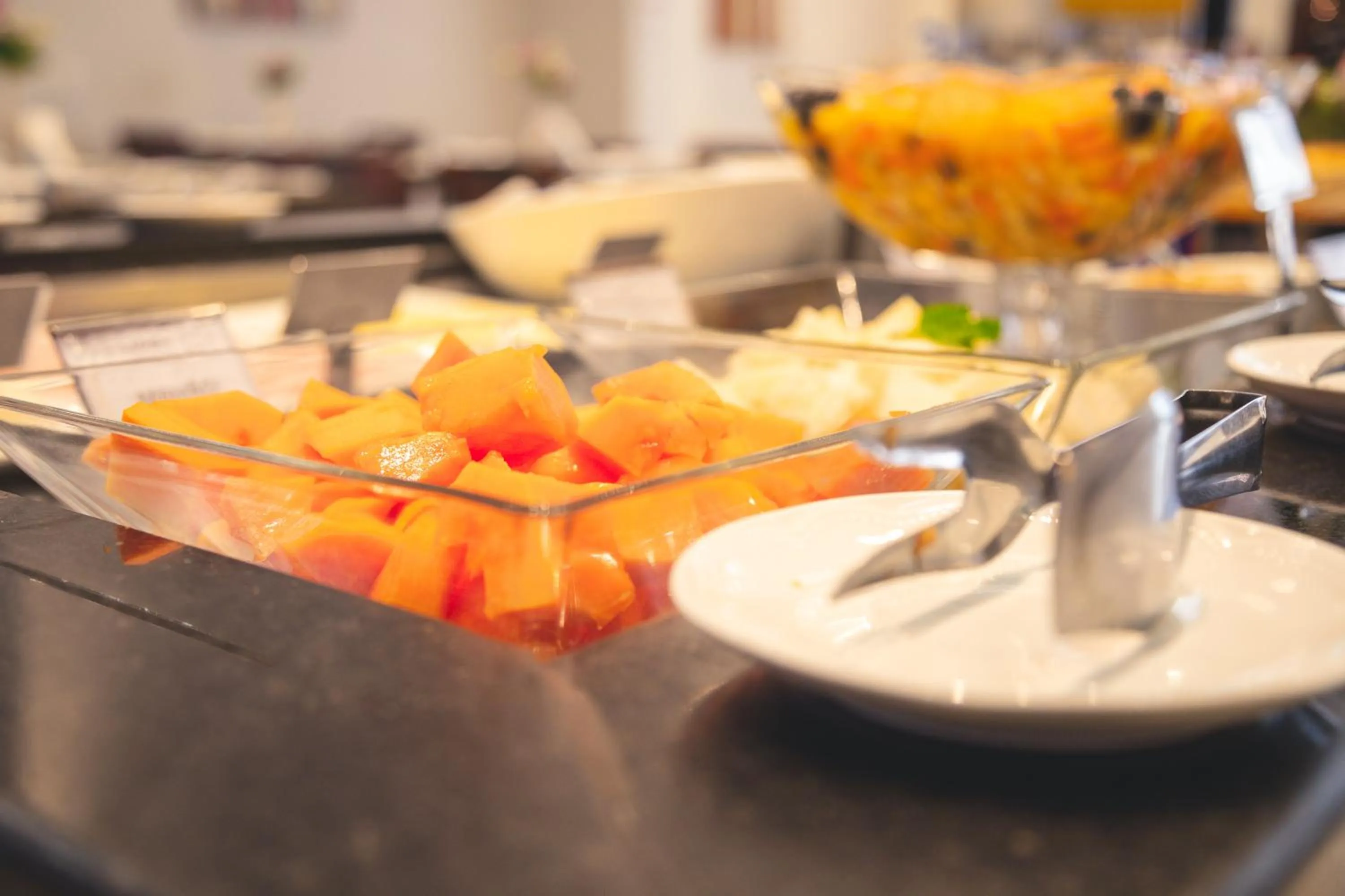 Buffet breakfast in Lagoon Prime Hotel