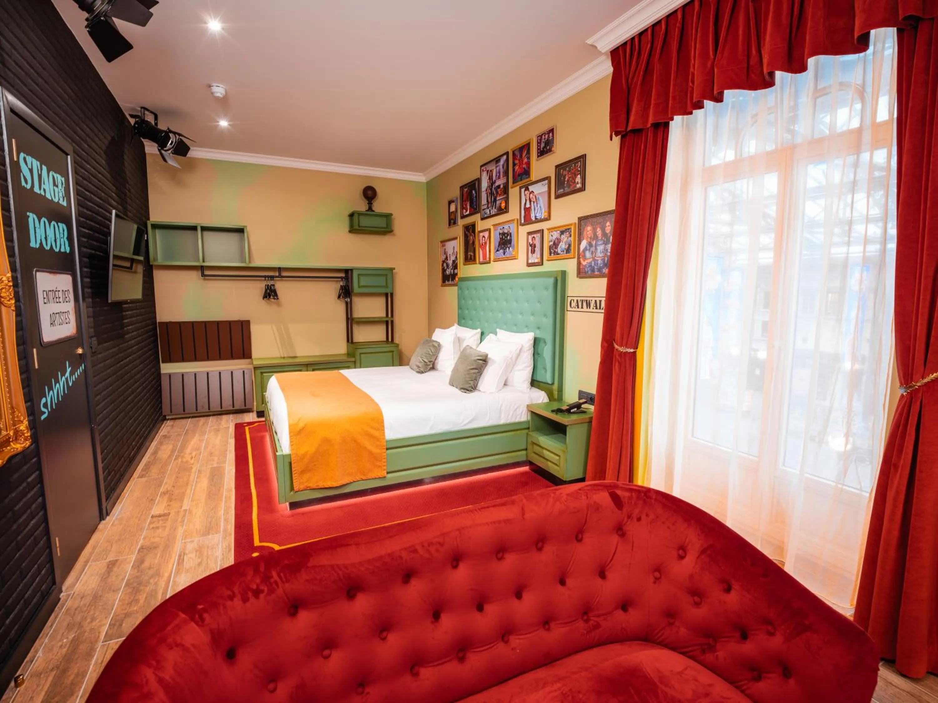 Bed in Theater Hotel