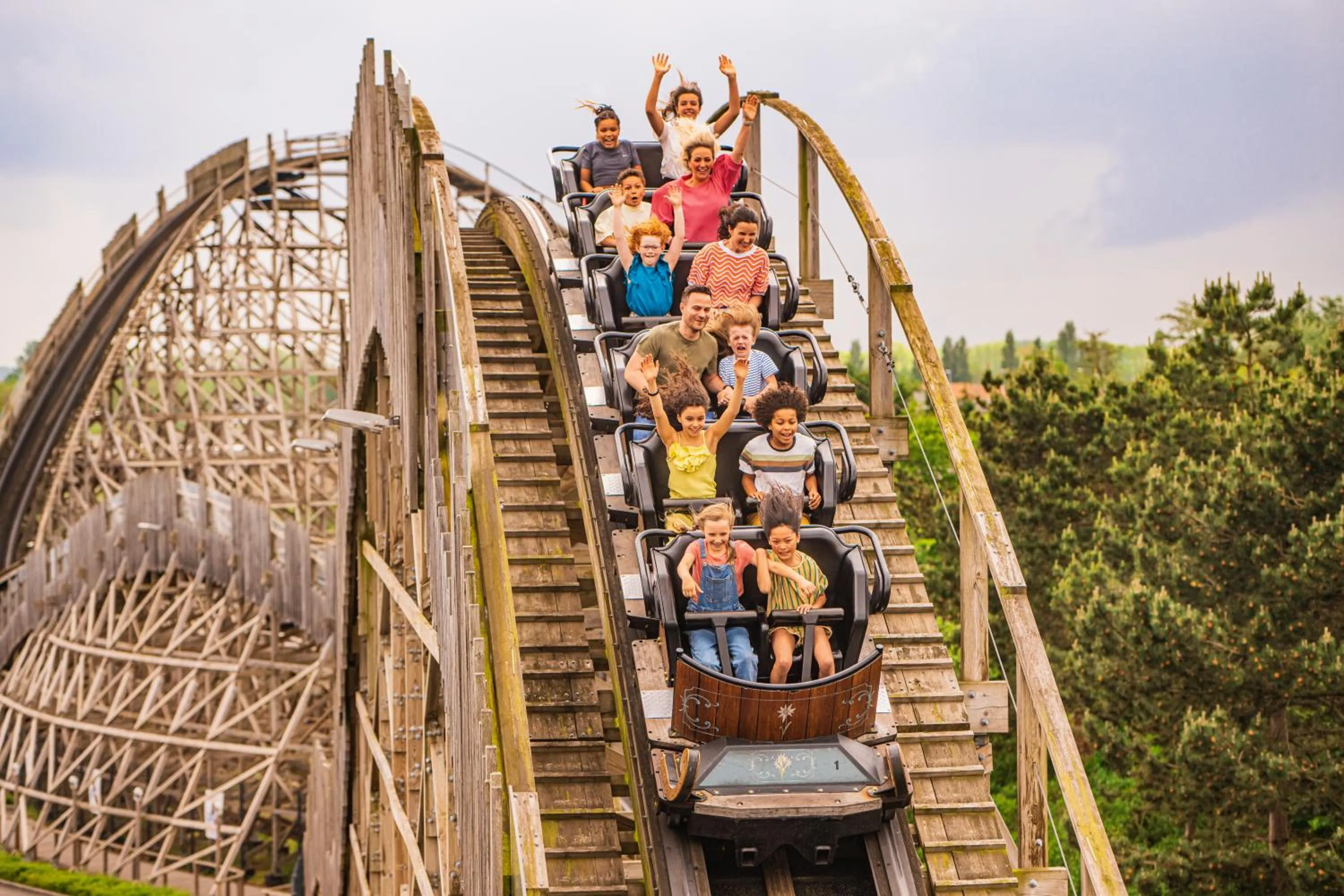 People in Plopsaland Theater Hotel