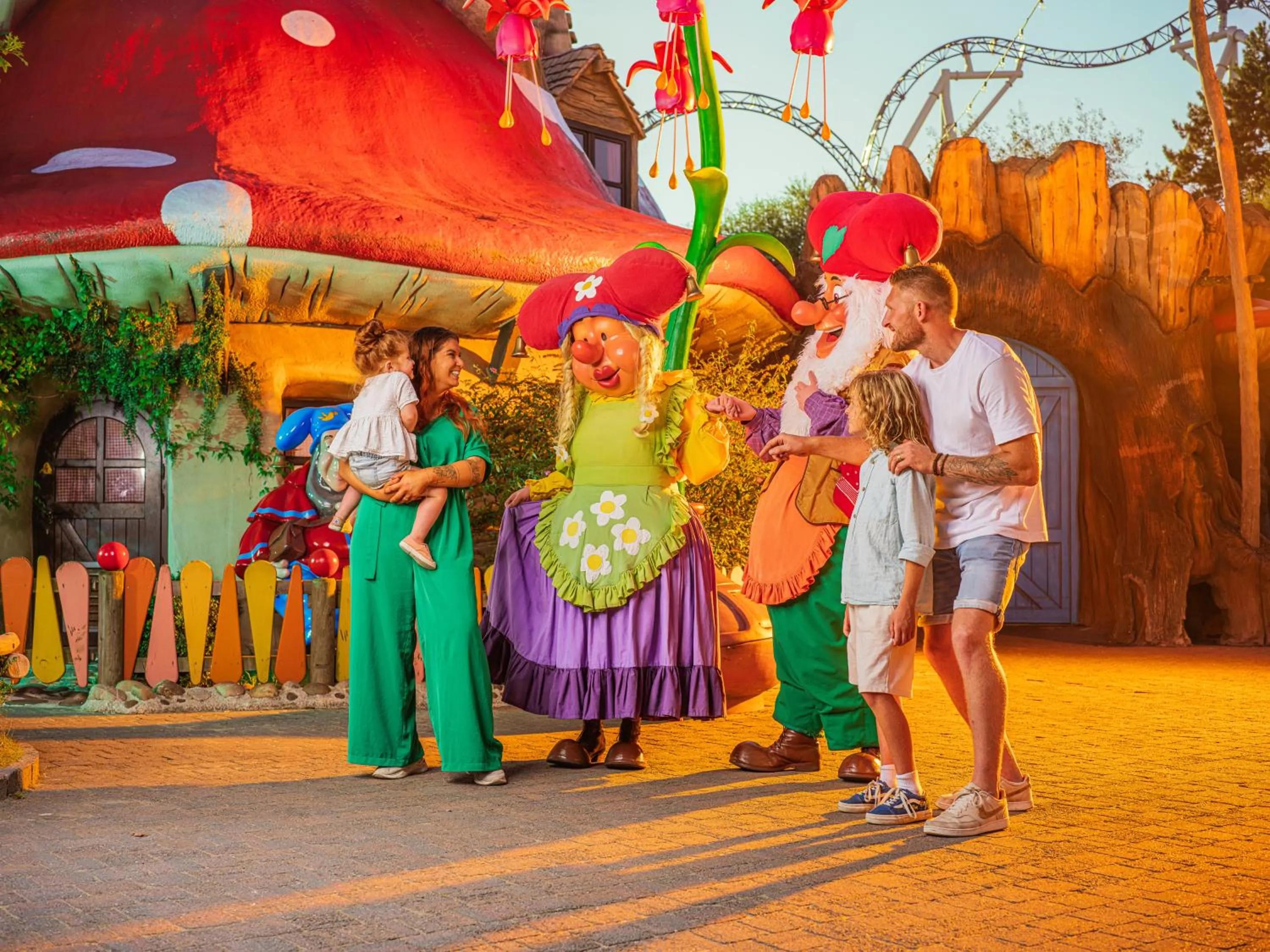 People in Plopsaland Theater Hotel