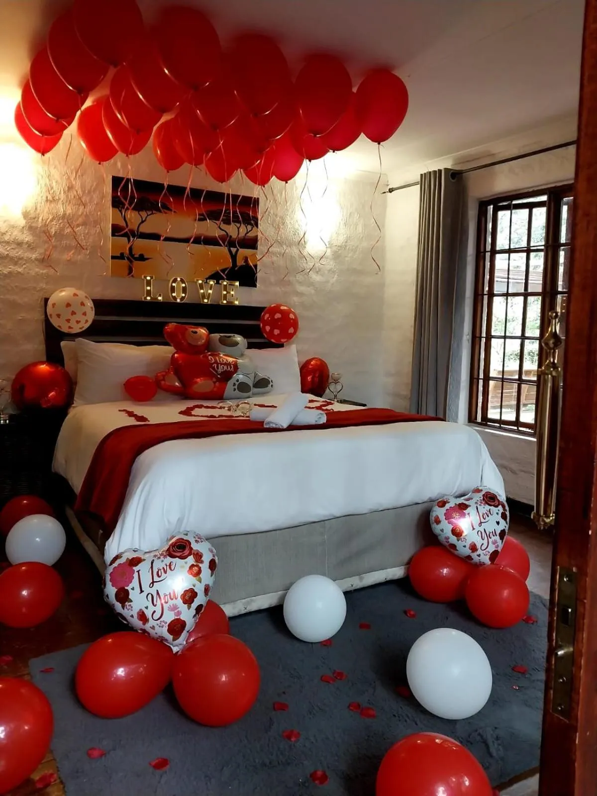 Decorative detail, Bed in Libra Lodge & Spa - Randburg, Johannesburg