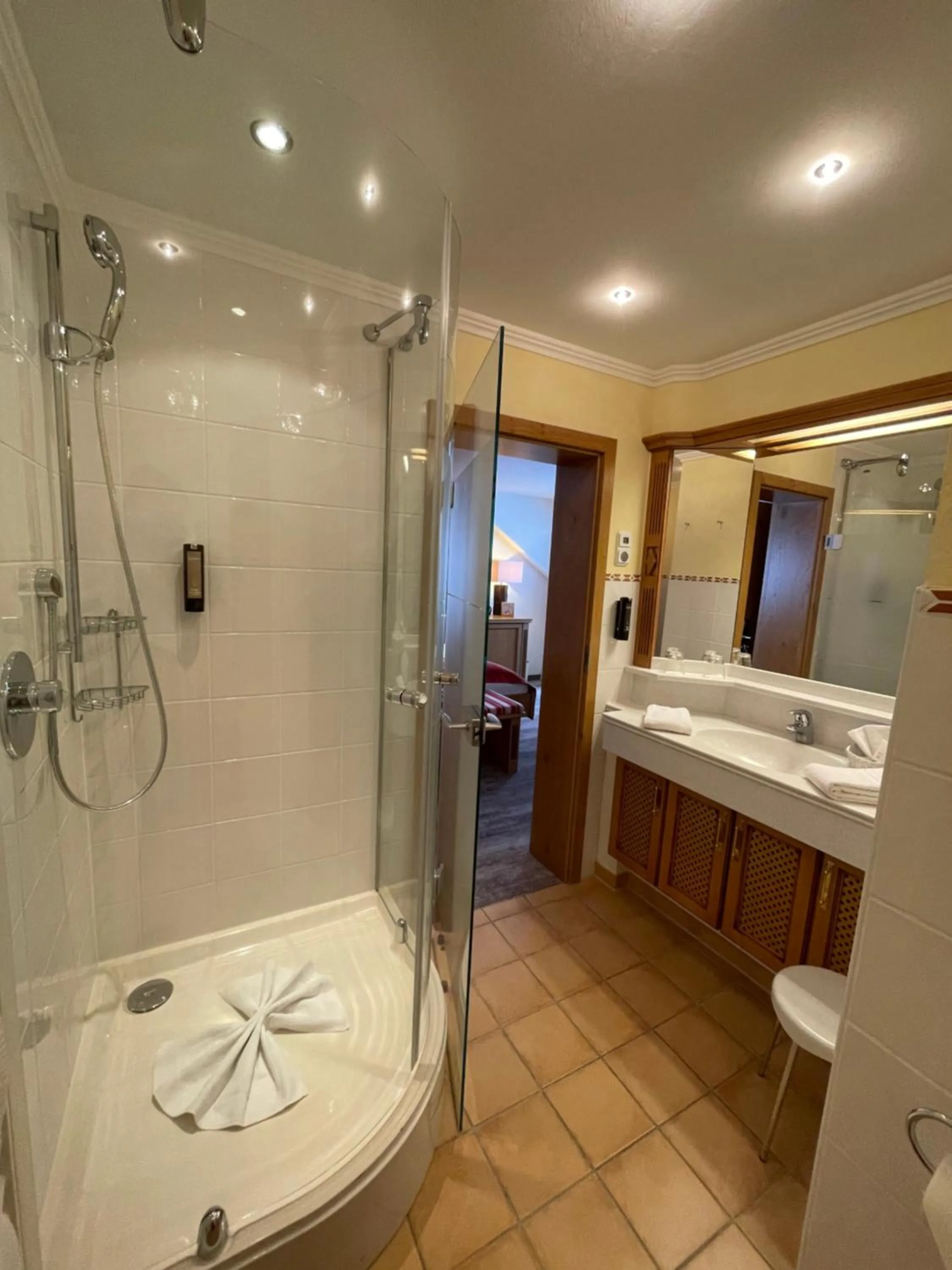 Bathroom in Wohlfühlhotel Berwanger Hof