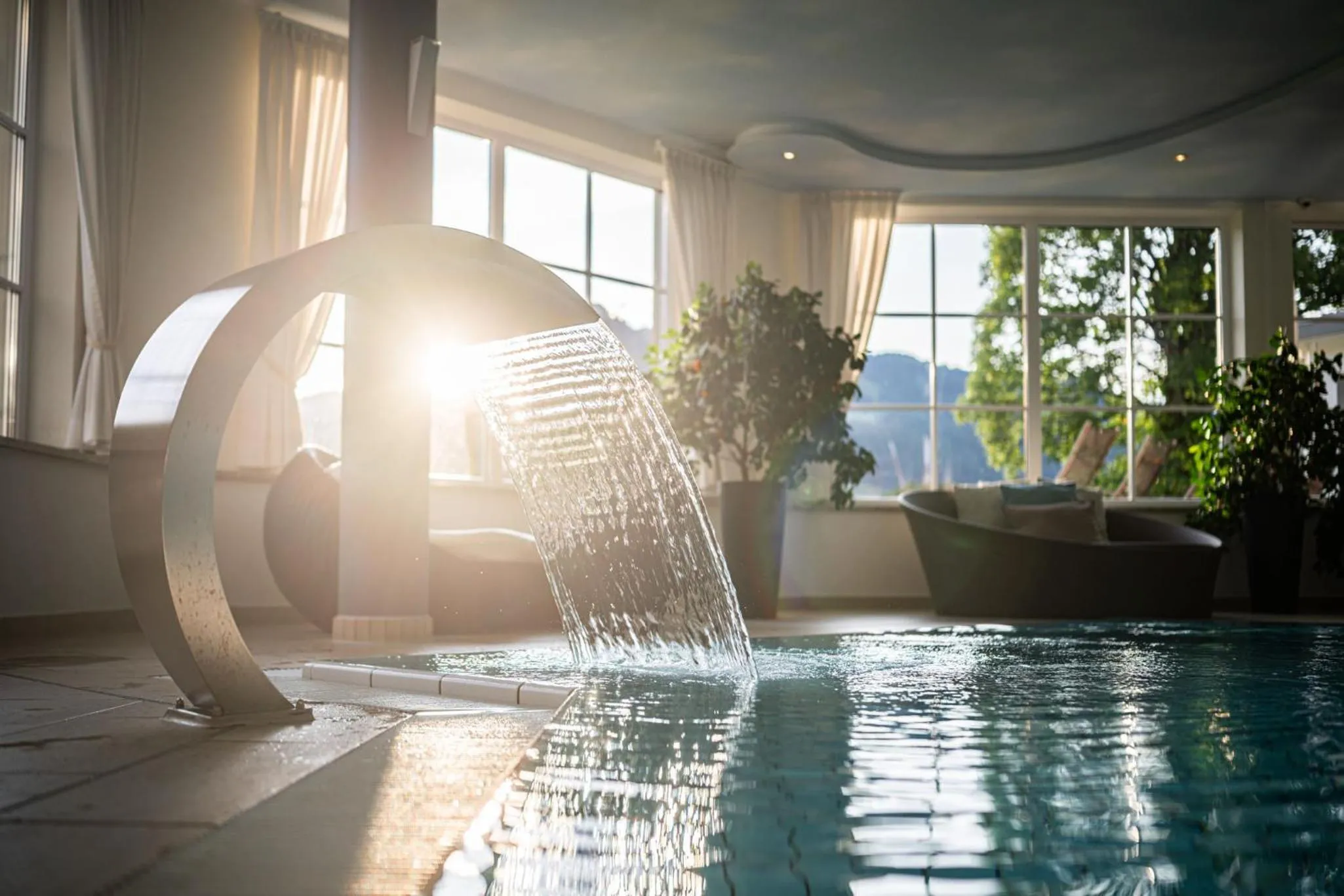 Sauna in Wohlfühlhotel Berwanger Hof