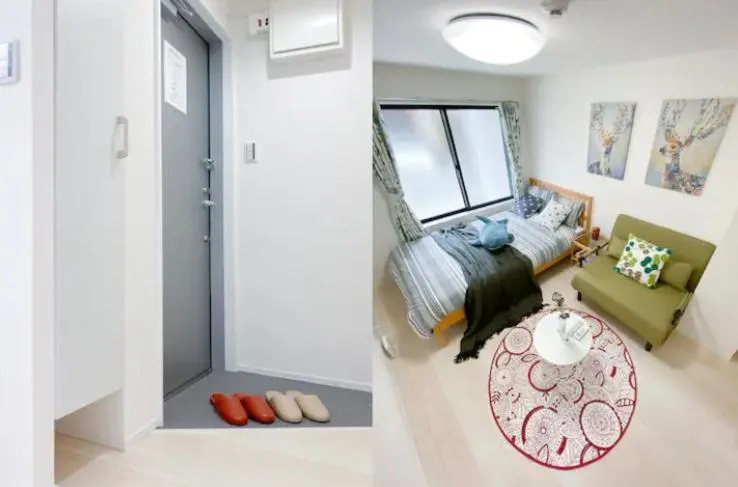 Bed in japan house shinkoiwa