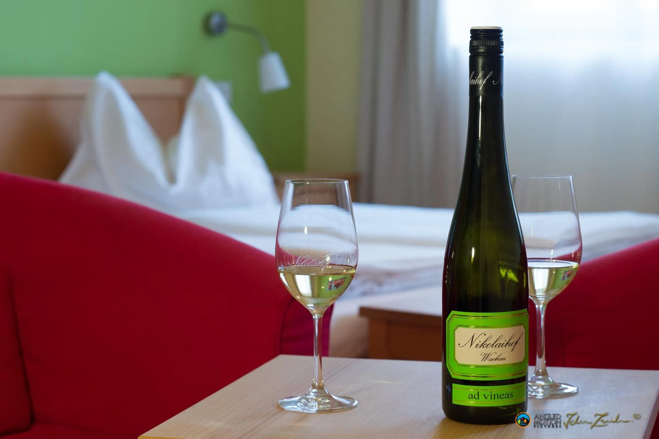 Seating area in ad vineas Gästehaus Nikolaihof-Hotel Garni