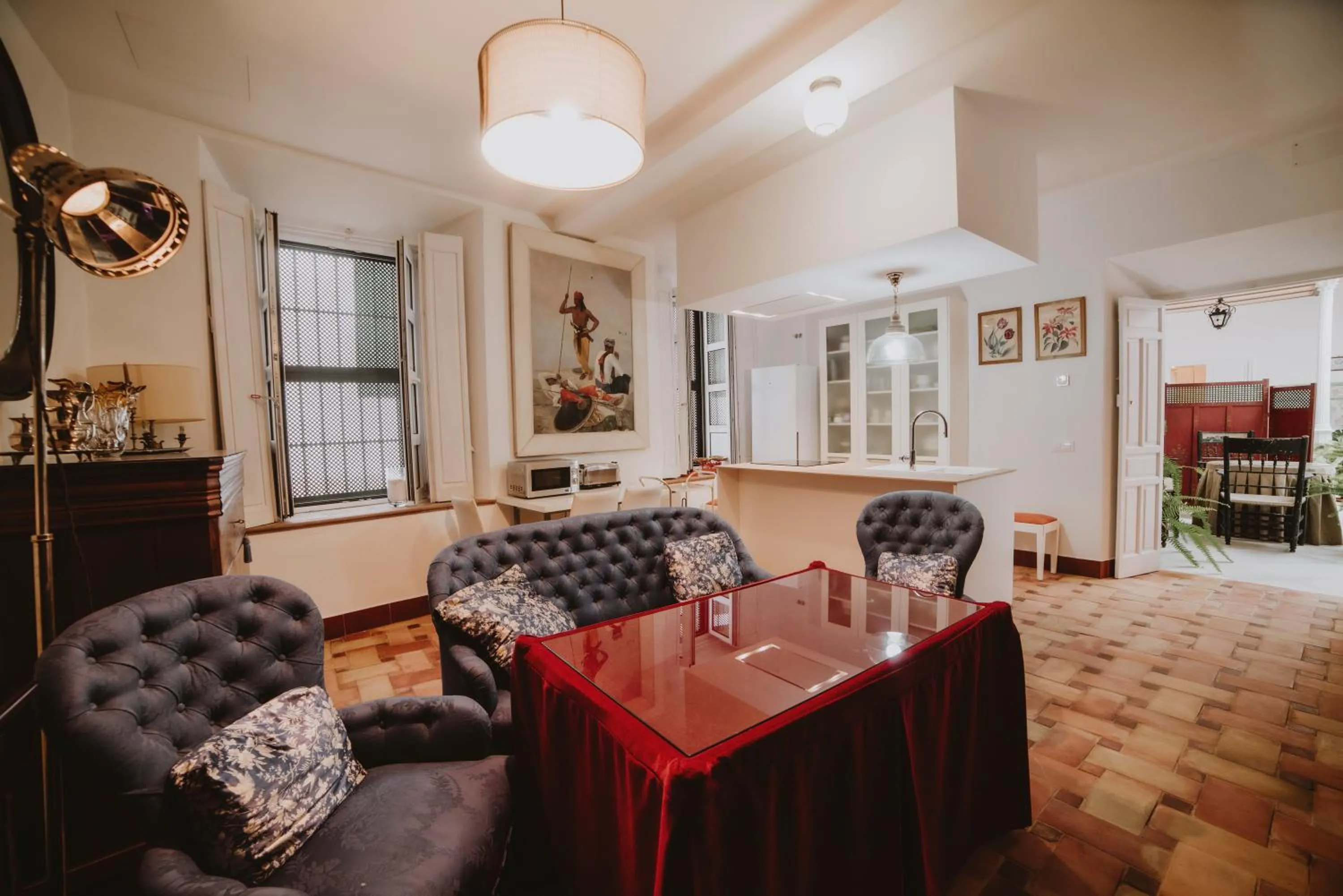 Communal lounge/ TV room in Posada La Casa Del Pintor