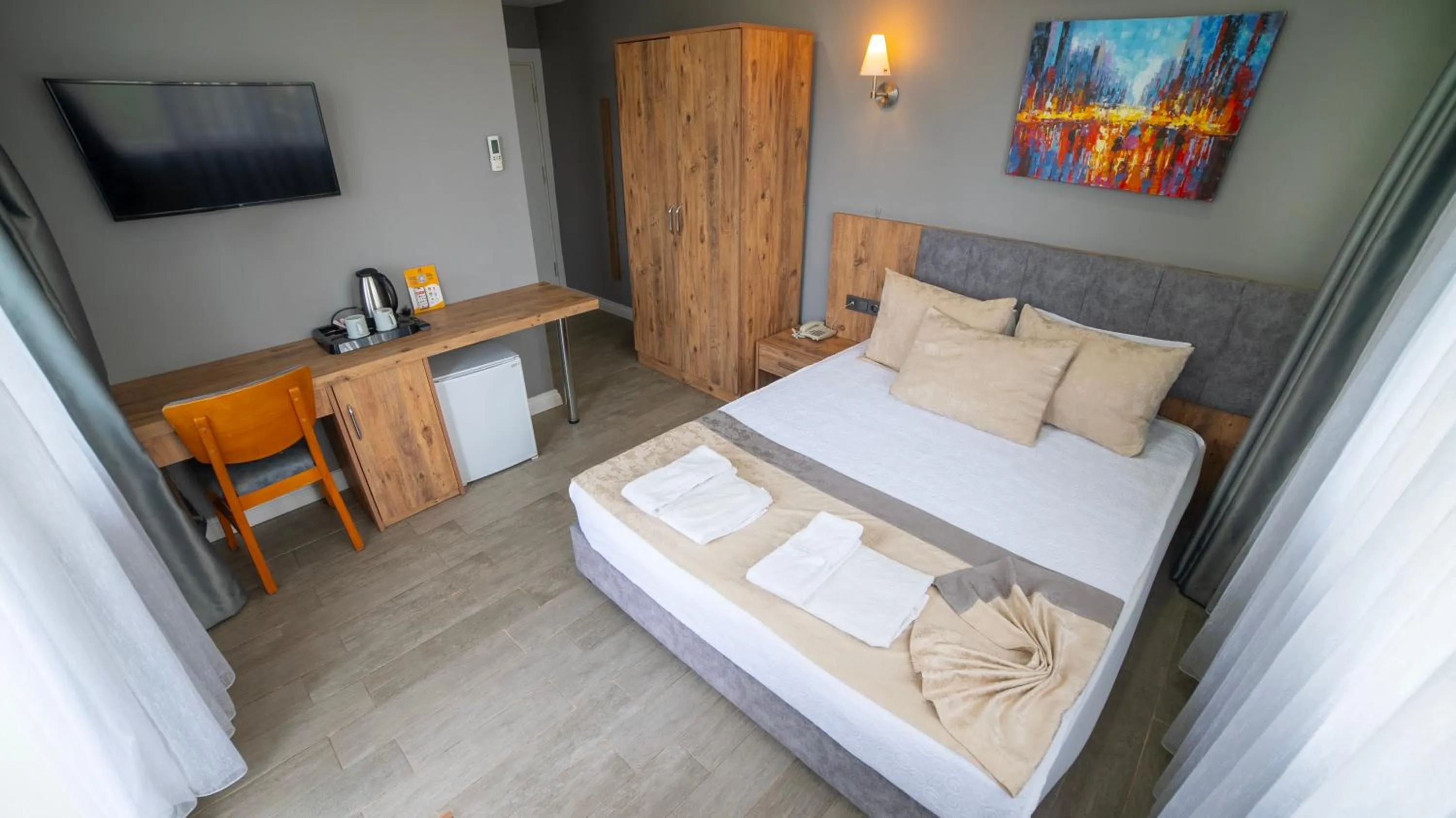 Bed in La Cactus Boutique Hotel