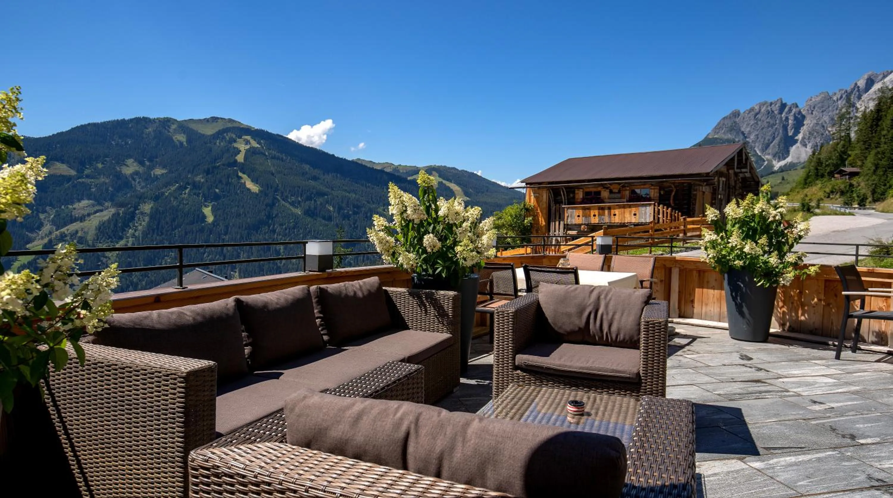 Balcony/Terrace in Das Grünholz Aparthotel
