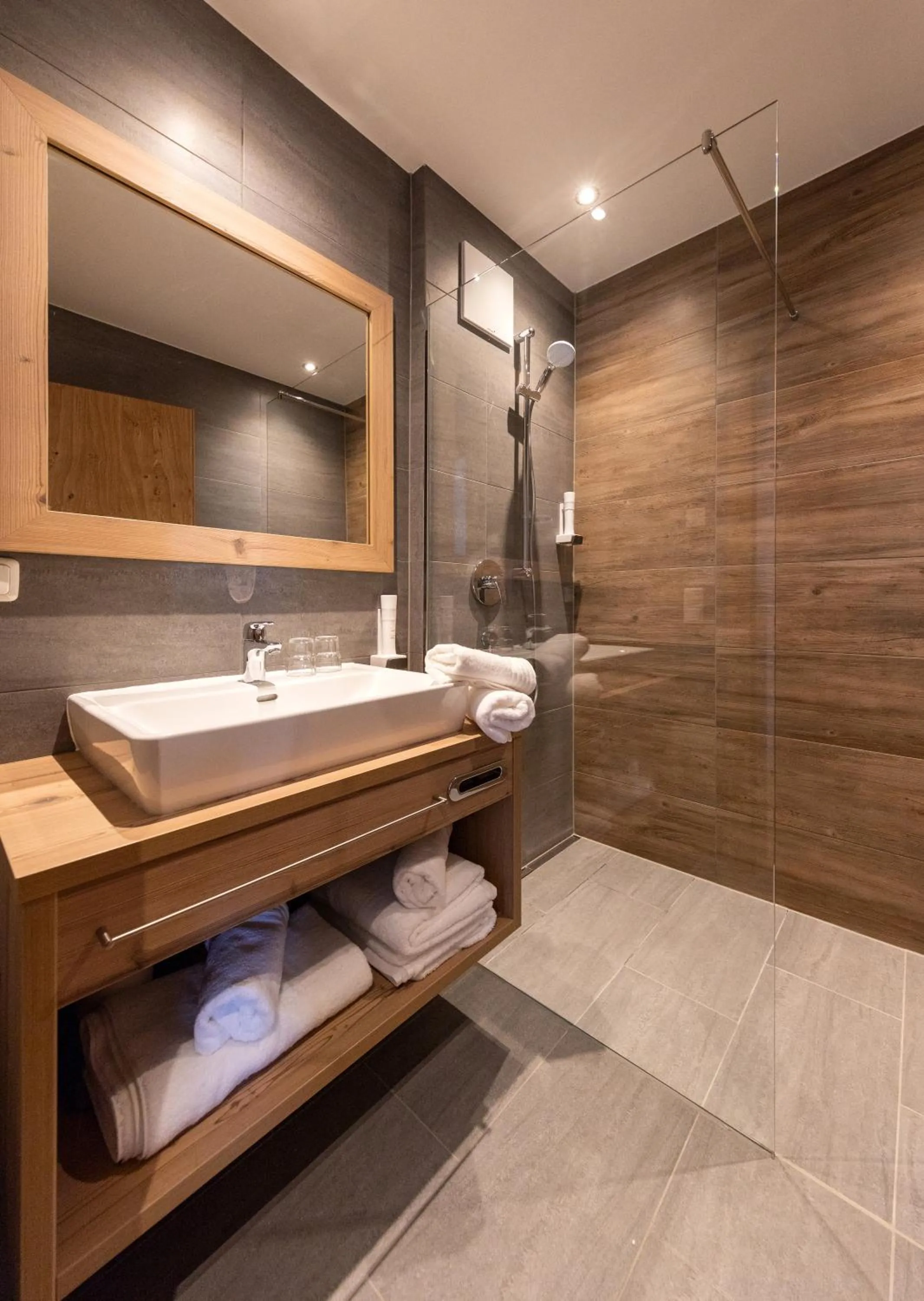 Bathroom in Das Grünholz Aparthotel