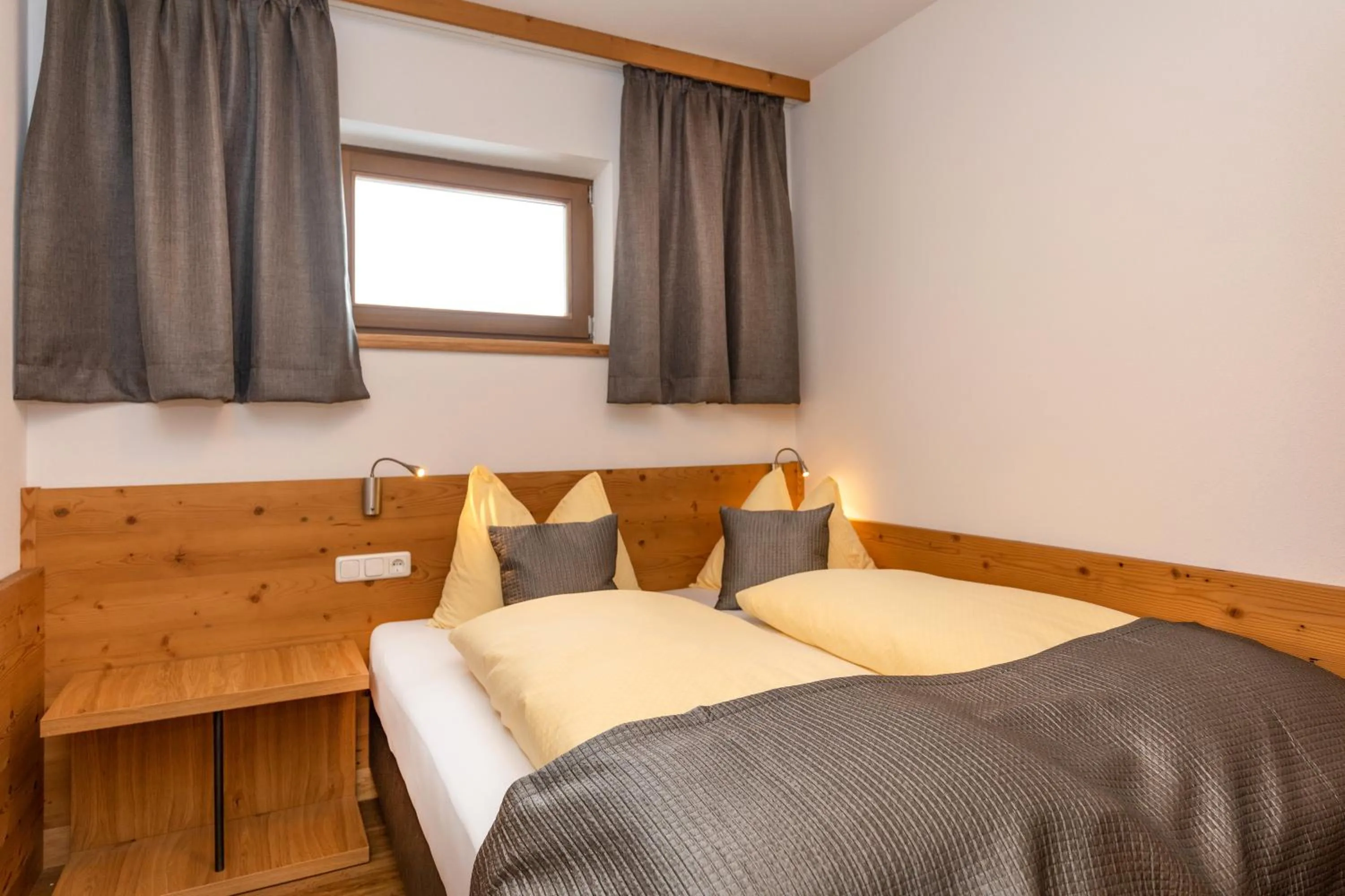 Bed in Das Grünholz Aparthotel