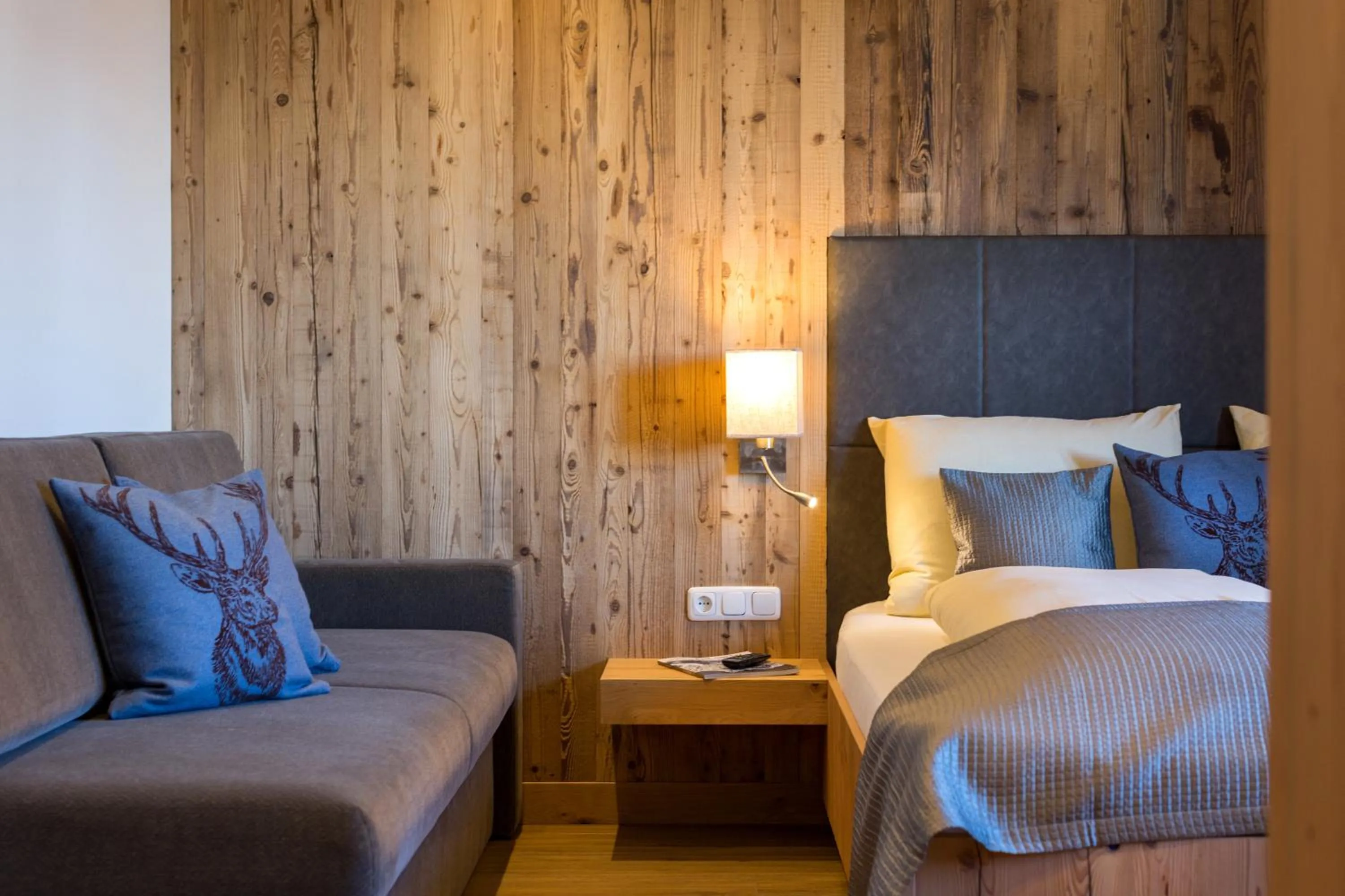 Bedroom, Bed in Das Grünholz Aparthotel