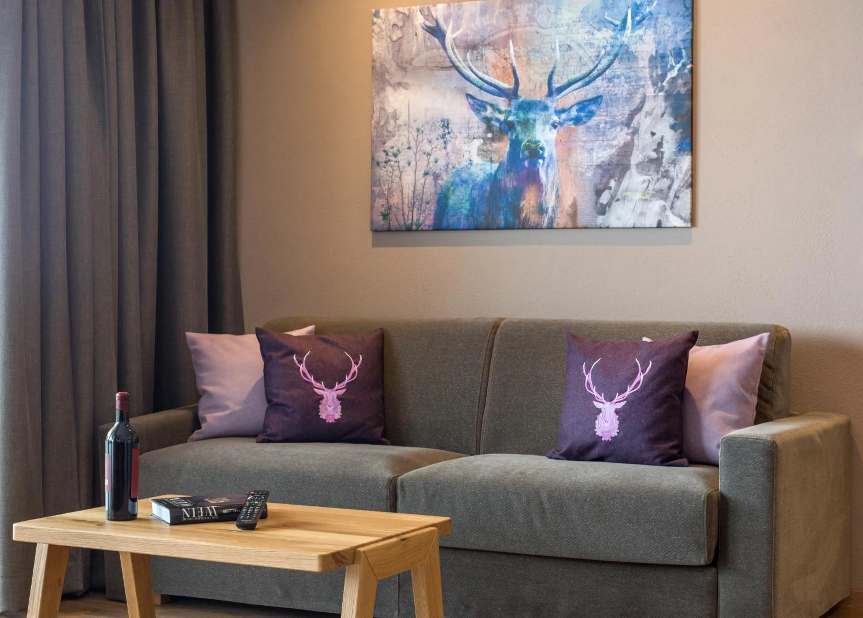 Seating area in Das Grünholz Aparthotel