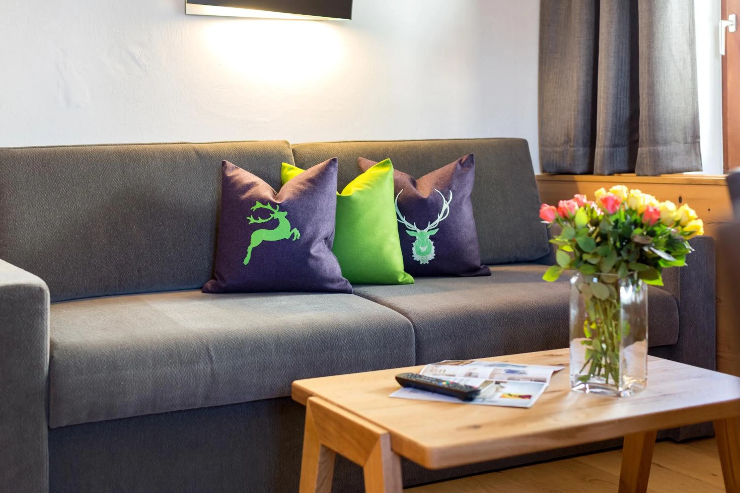 Seating area in Das Grünholz Aparthotel