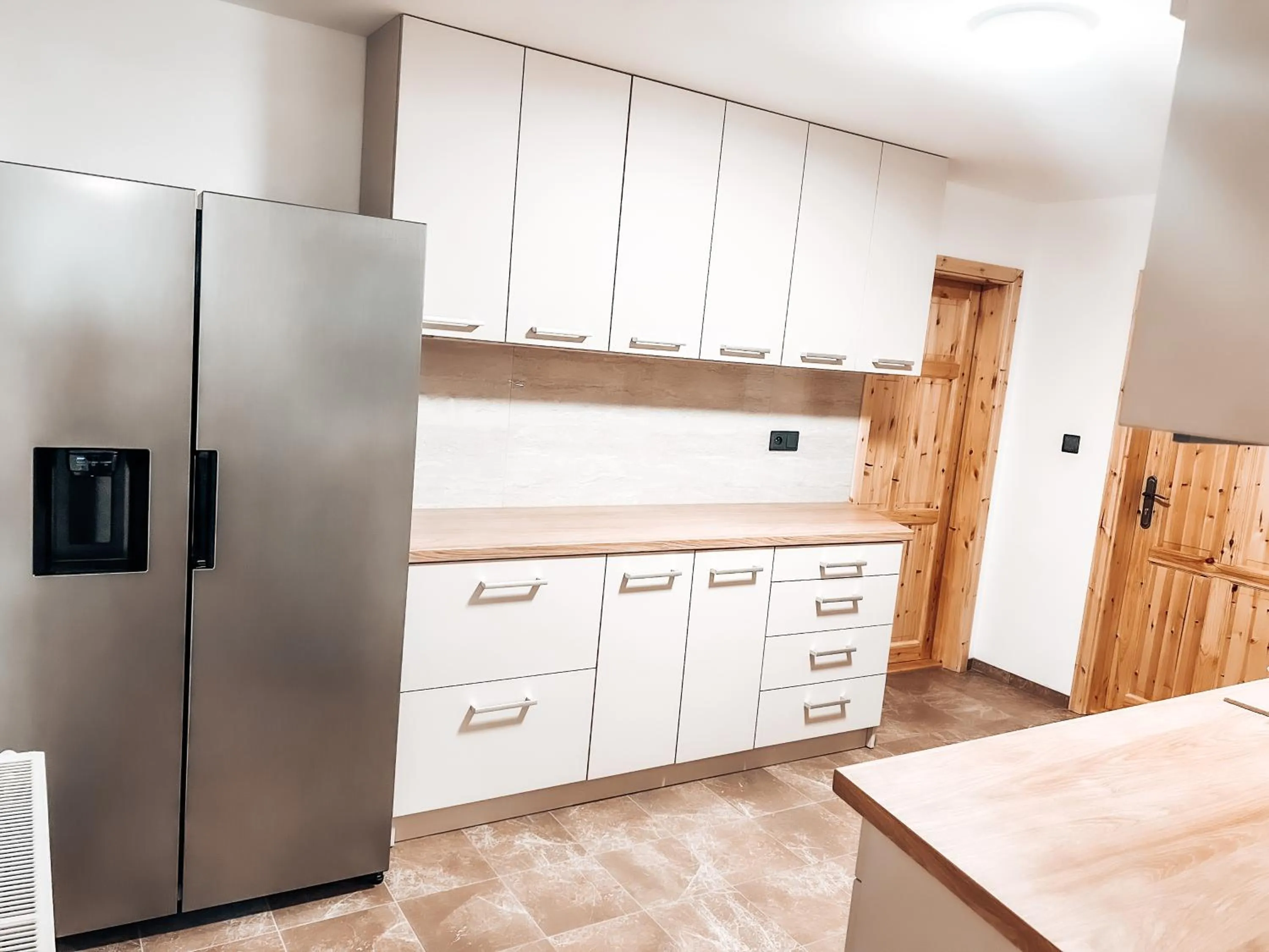 Kitchen or kitchenette in Rezidencia Podhájska