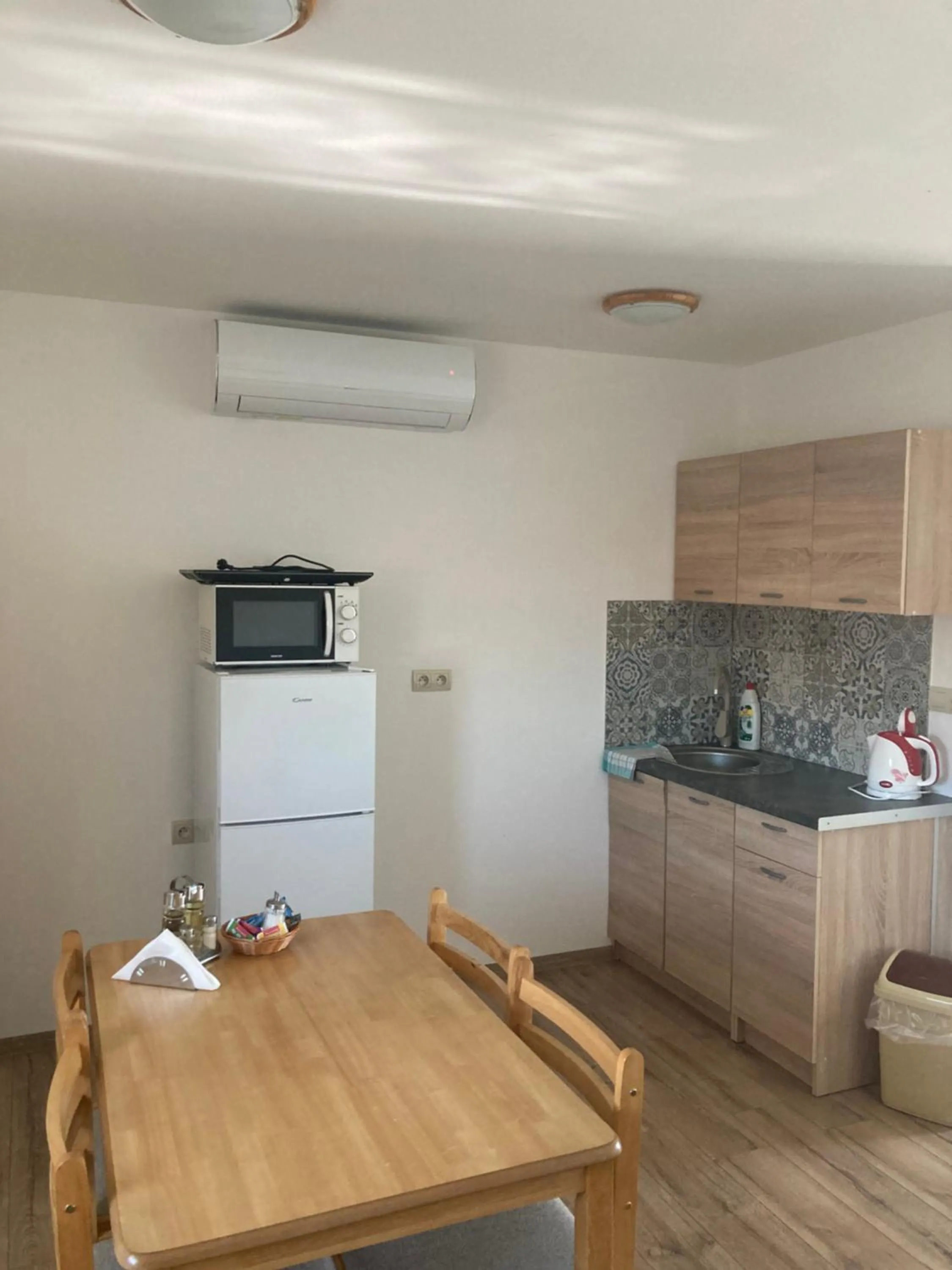 Kitchen or kitchenette in Rezidencia Podhájska