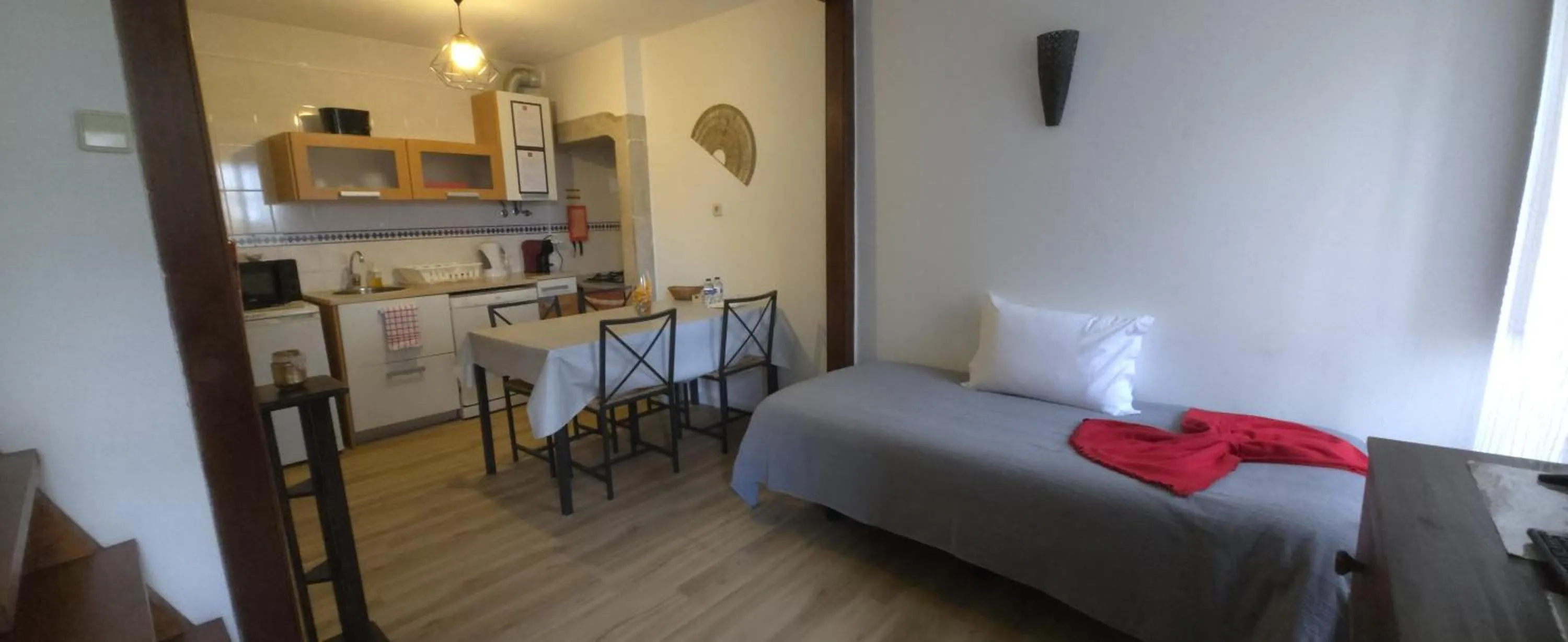 Living room, Bed in Casas da Biquinha