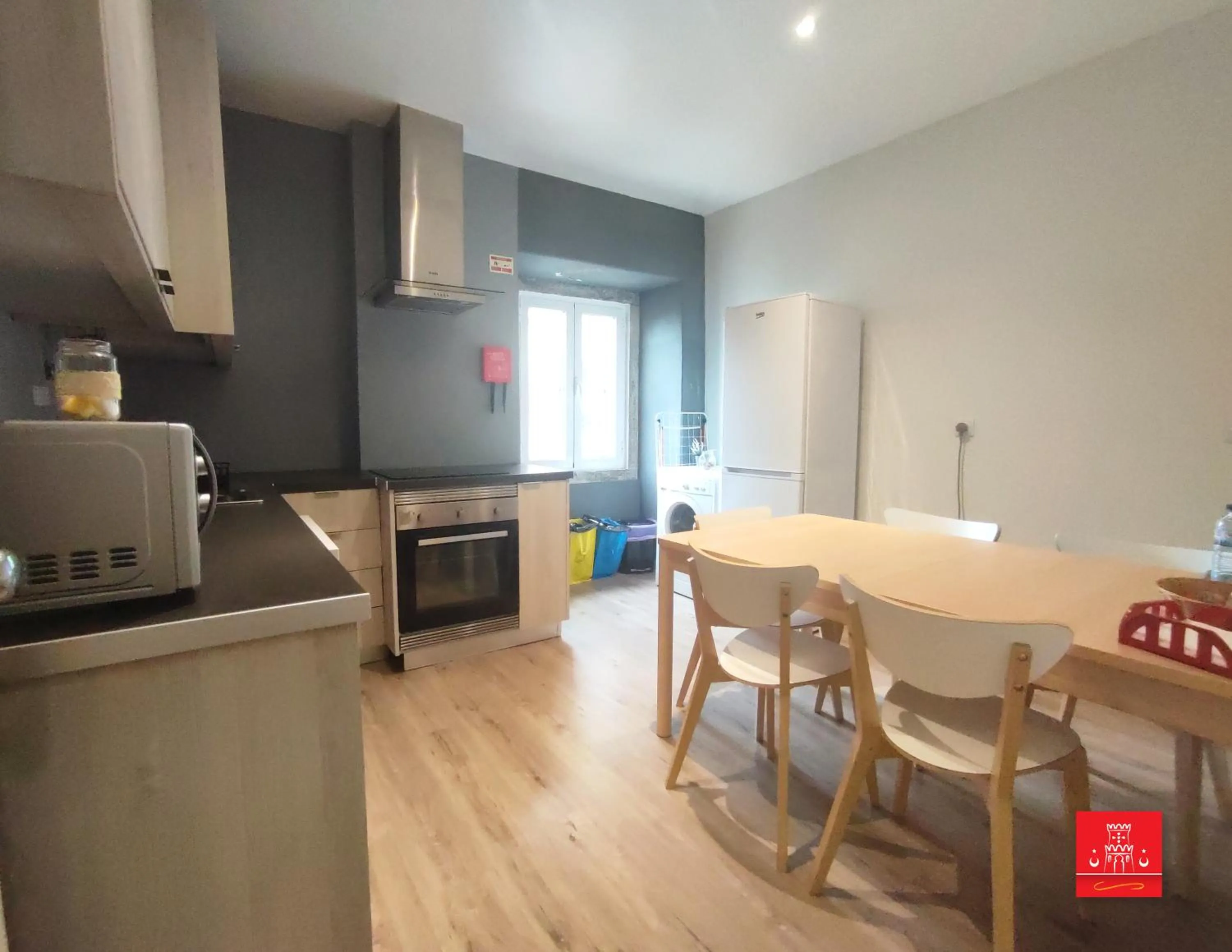 Communal kitchen in Casas da Biquinha