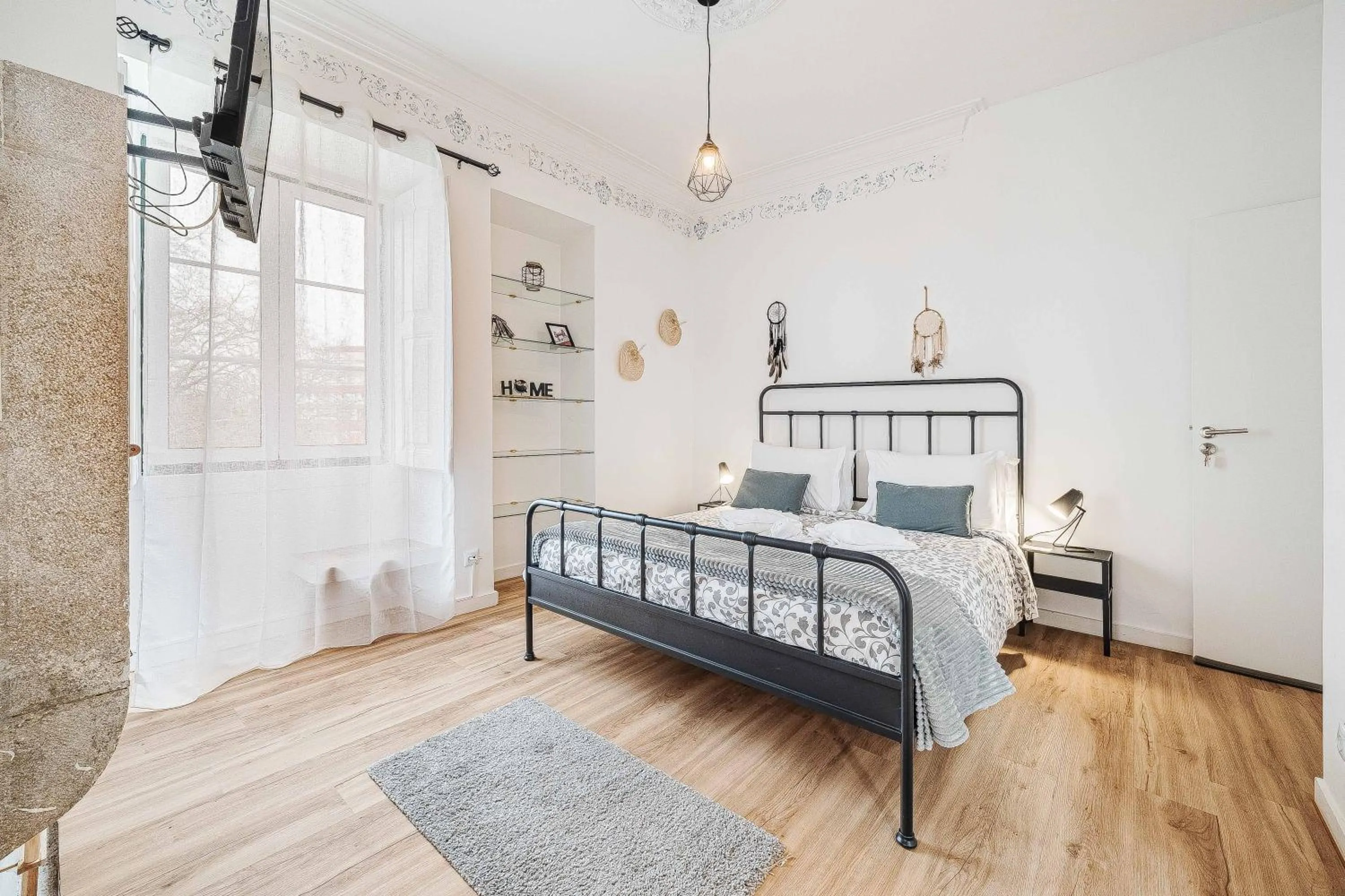Bedroom, Bed in Casas da Biquinha