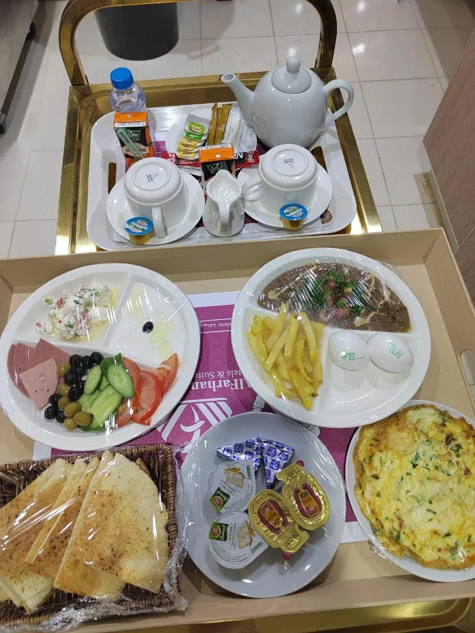 Buffet breakfast in Diafat Alsaadah For Serviced Apartment-Dumat Al Jandal