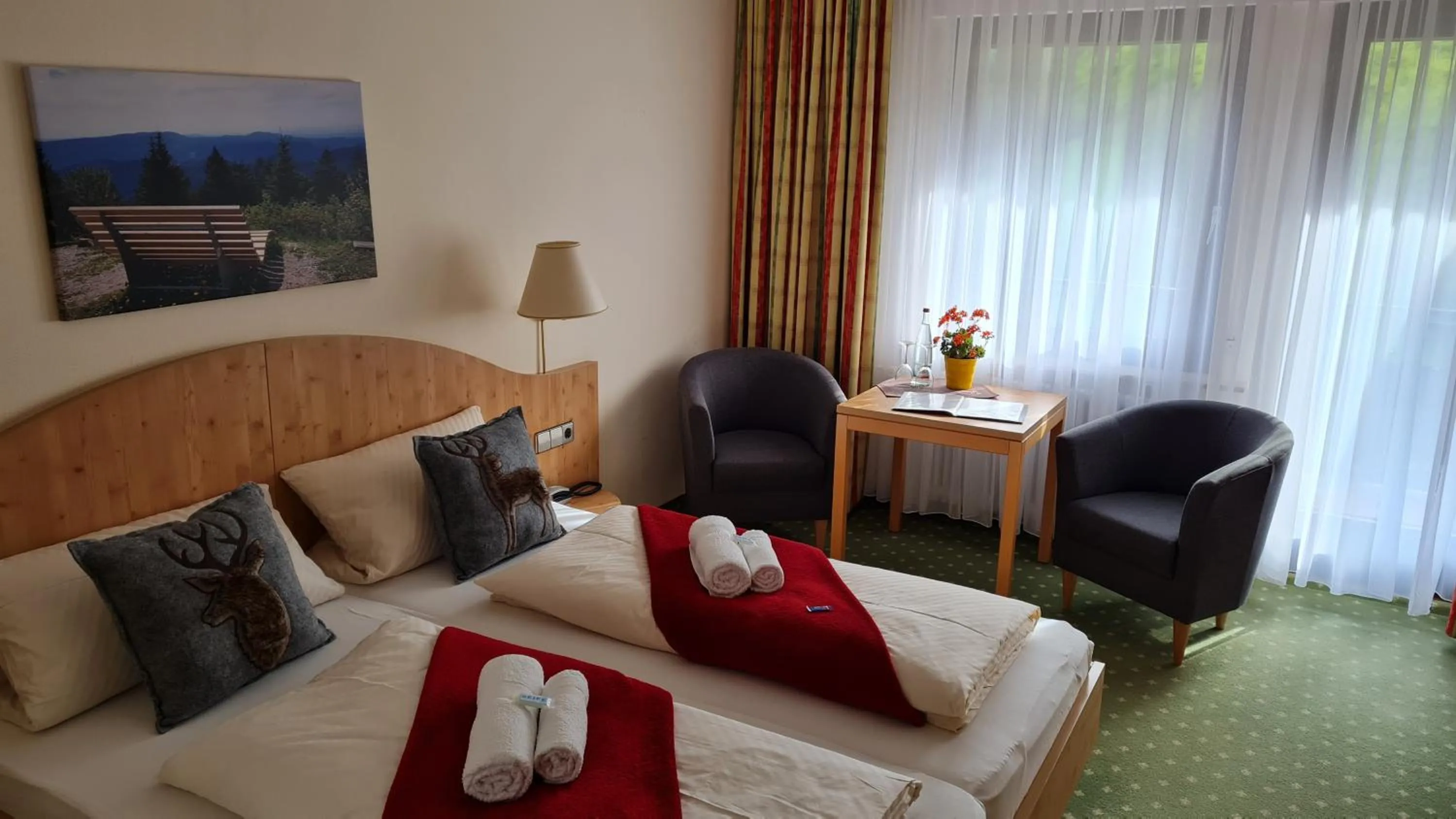Photo of the whole room, Bed in Landhaus Eickler