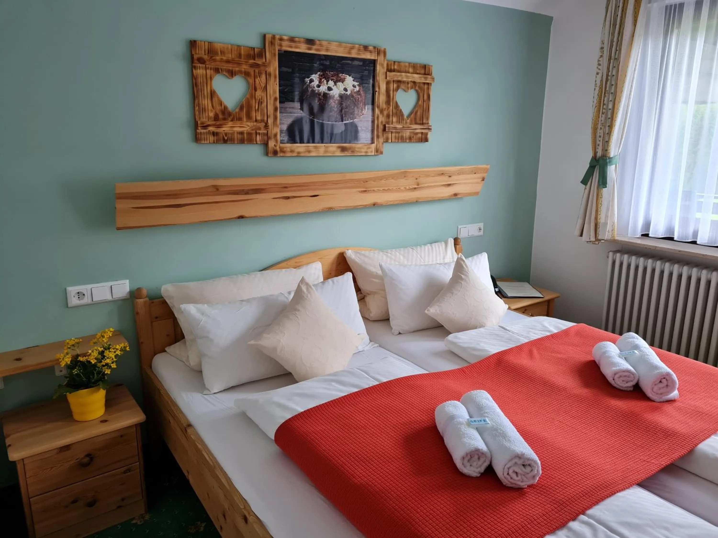 Bedroom, Bed in Landhaus Eickler