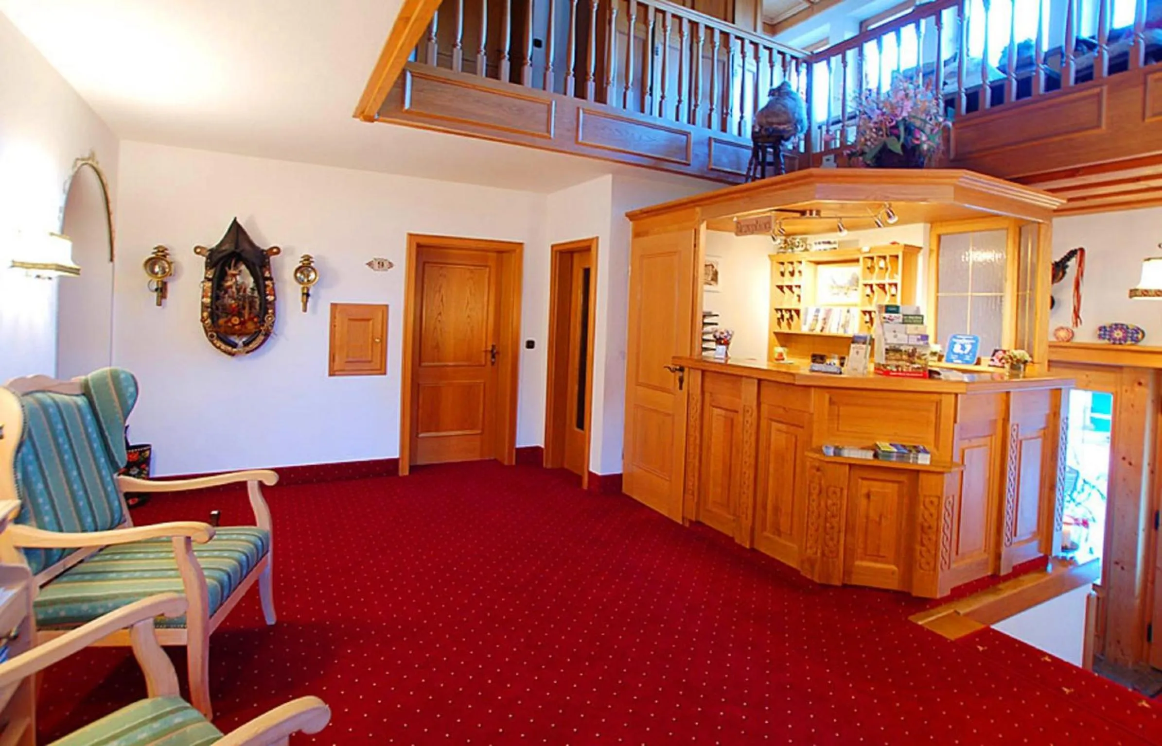 Lobby or reception in Alpenhotel Bergzauber