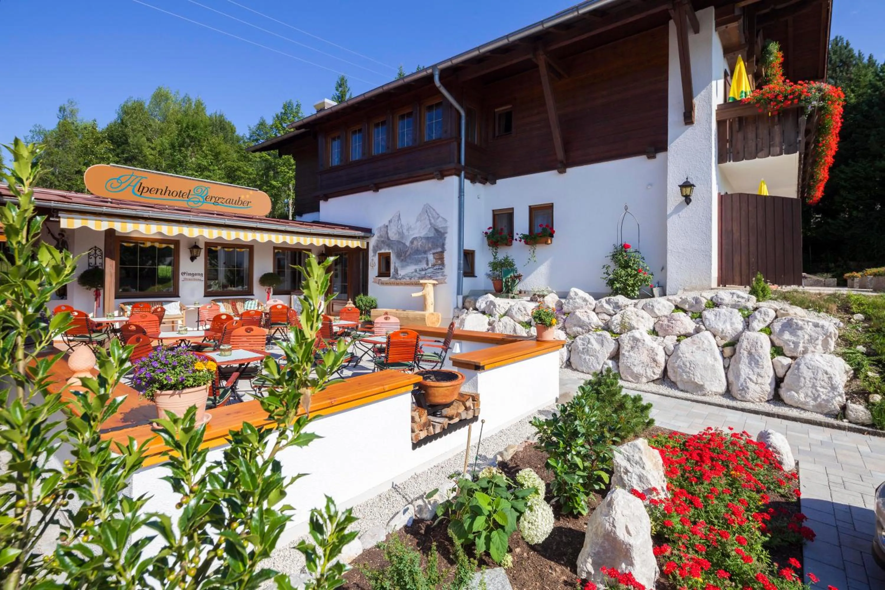 Balcony/Terrace in Alpenhotel Bergzauber