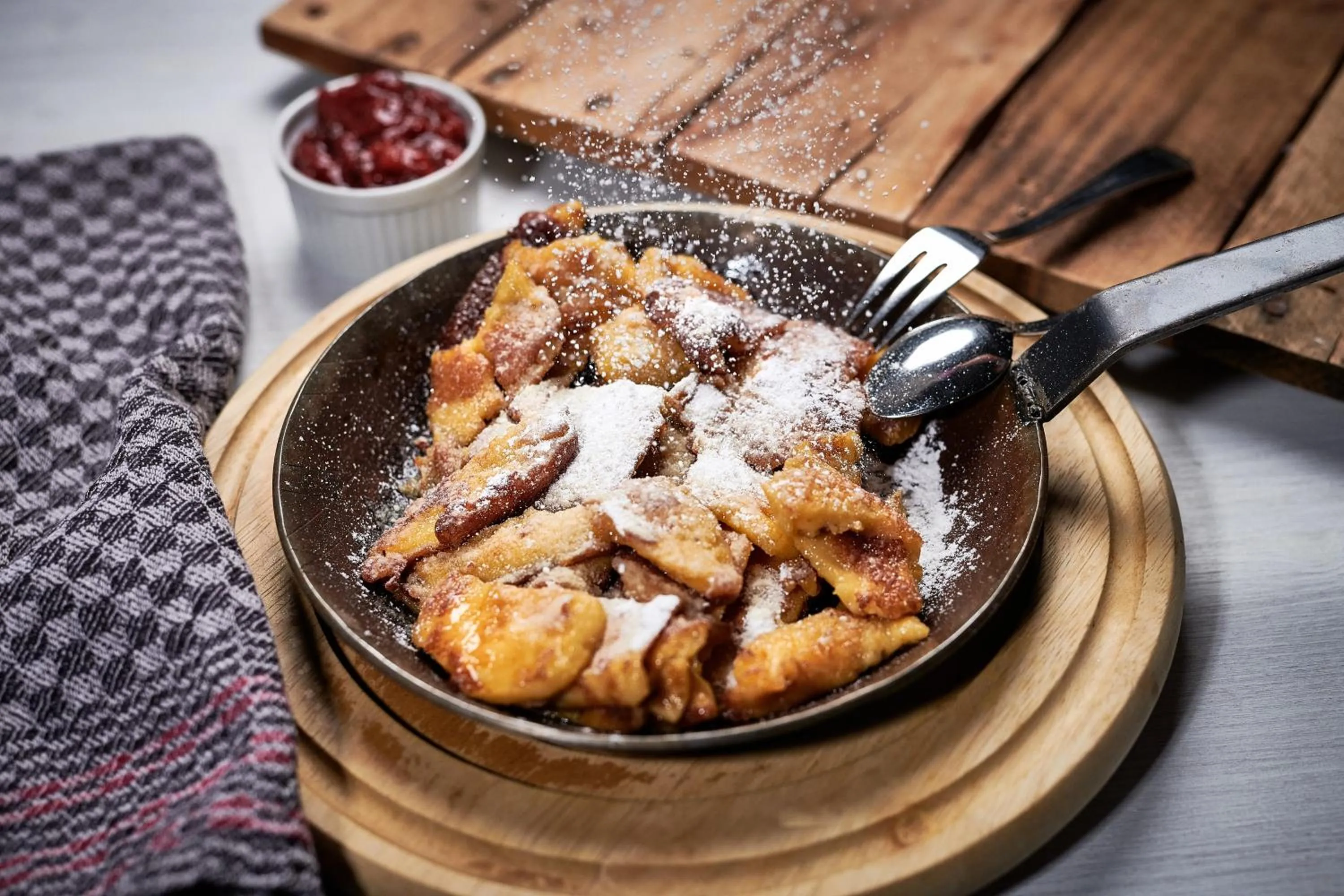 Food close-up in DER SCHWAN Hotel & Restaurant