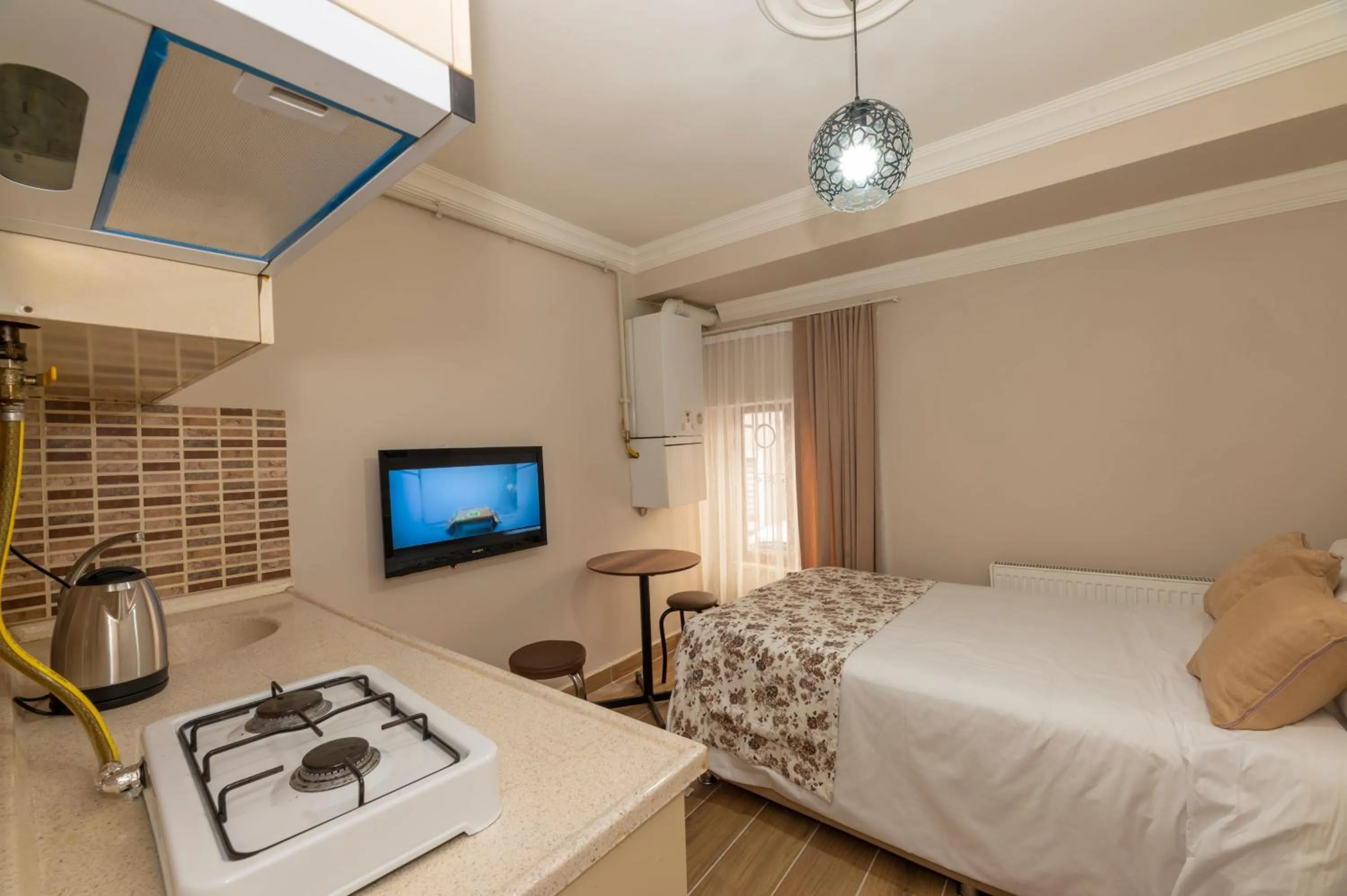 TV and multimedia, Bed in Marida Residence - Istanbul Taksim