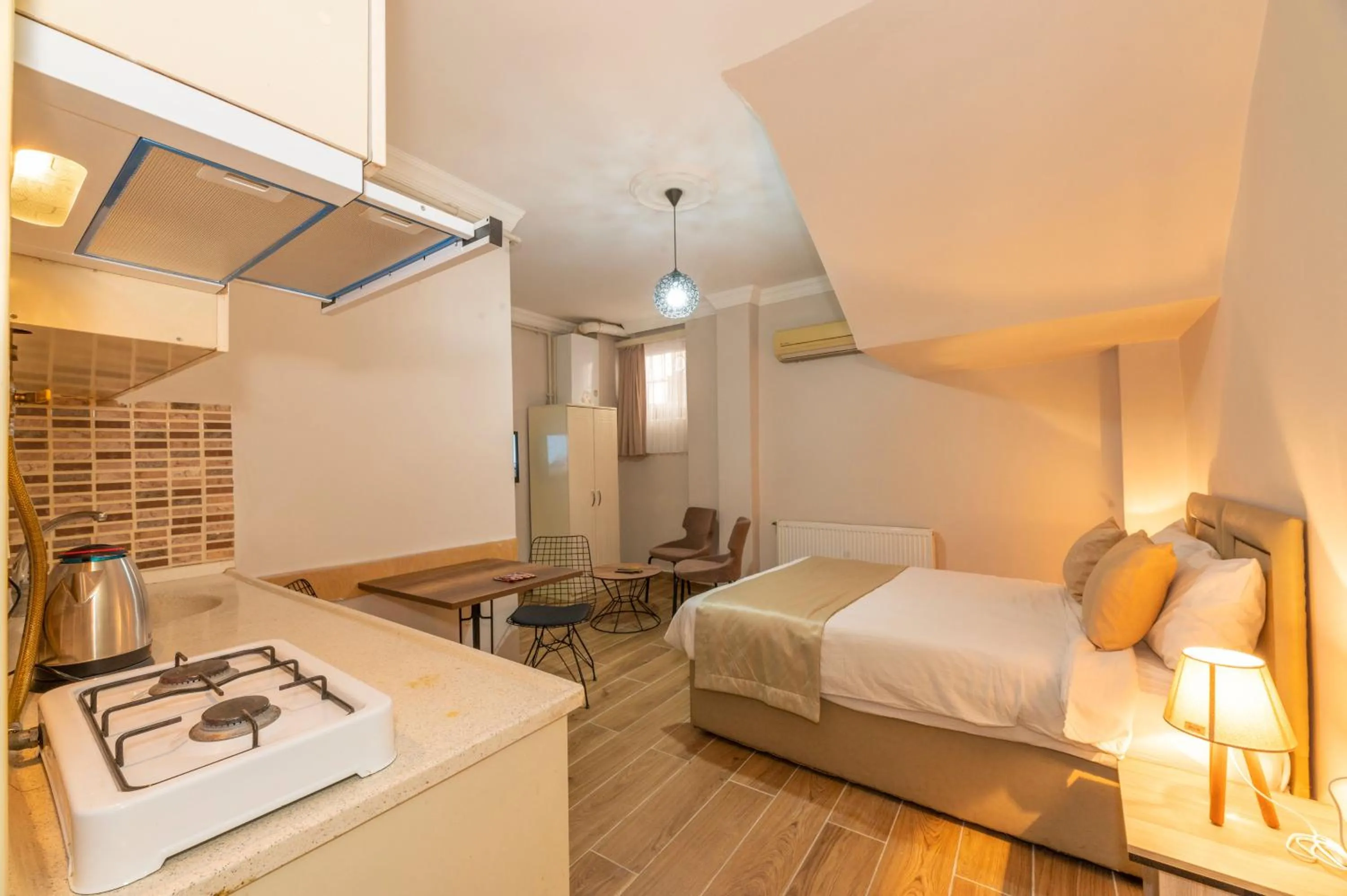 Coffee/tea facilities, Bed in Marida Residence - Istanbul Taksim