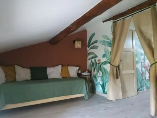 Bed in La ferme des Escampades