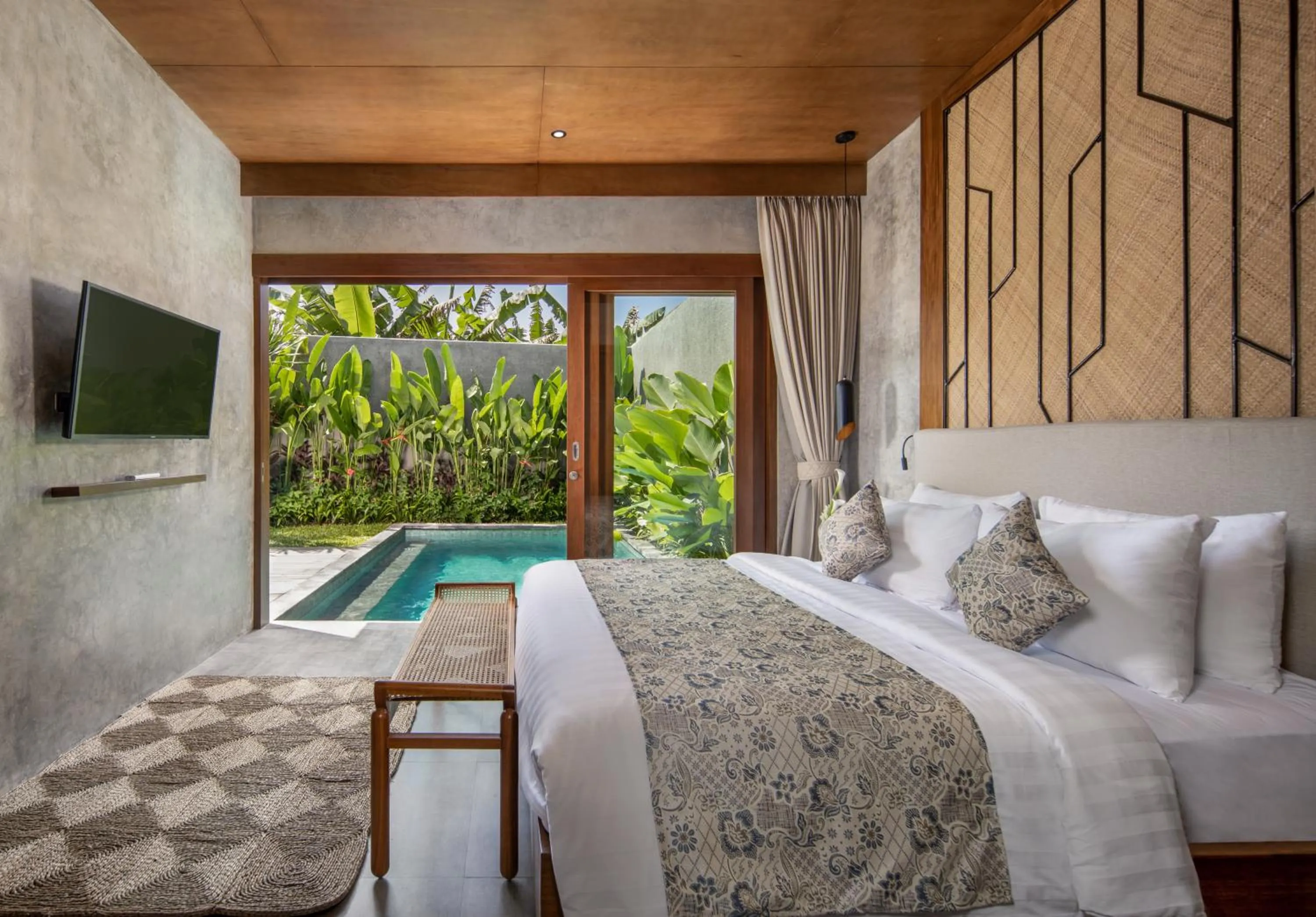 Bedroom, Bed in Agrapana Beach Villa