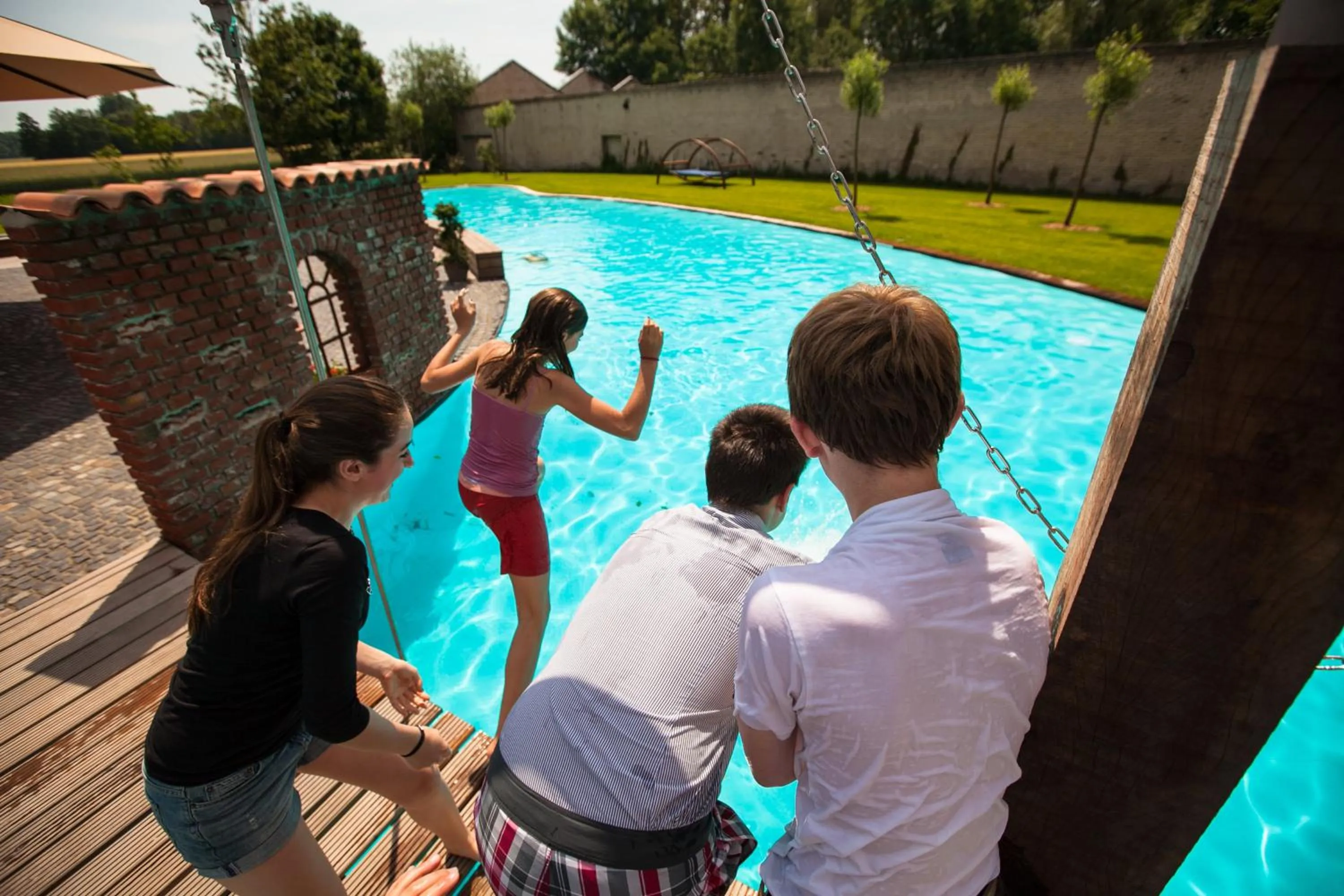 Swimming pool in Landhotel Beverland bei Münster
