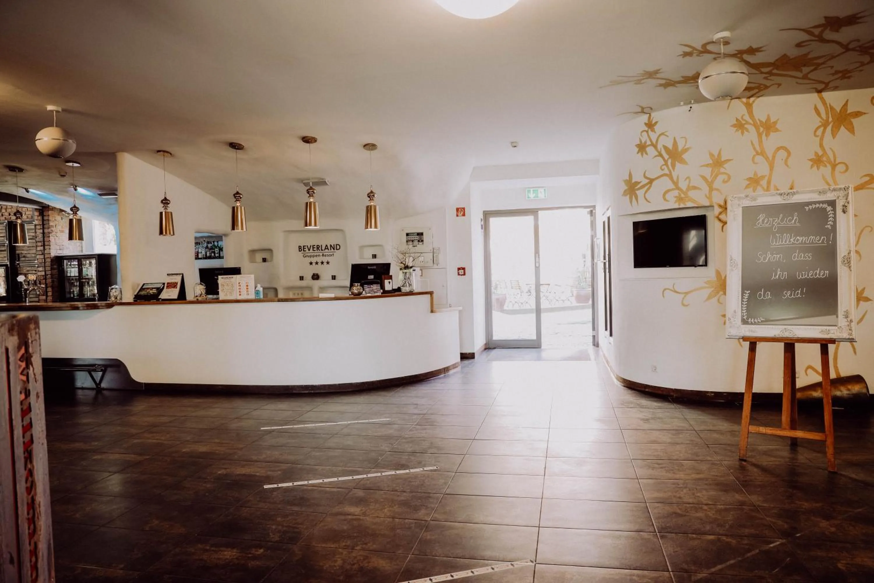 Lobby or reception in Landhotel Beverland bei Münster