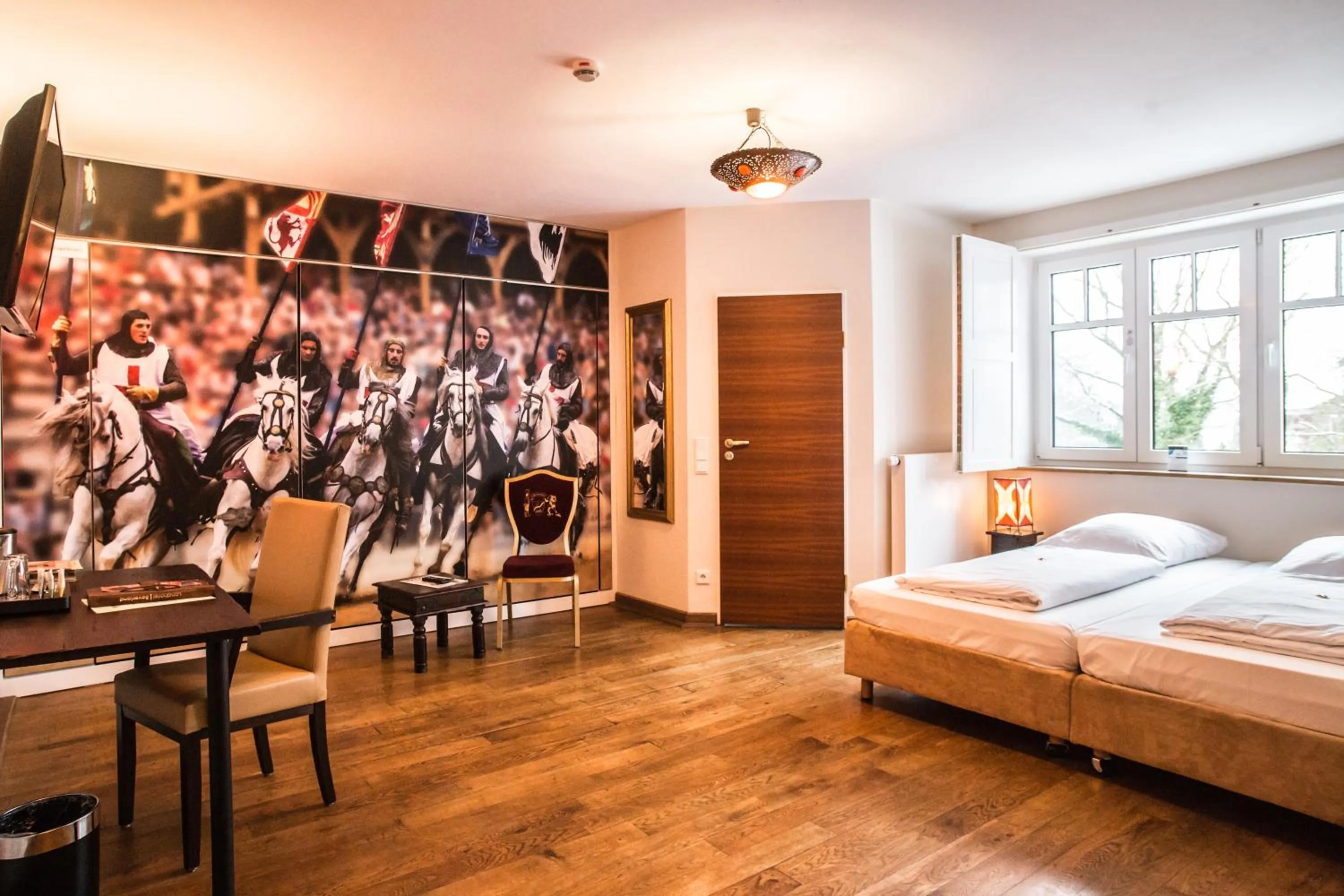 Bedroom, Bed in Landhotel Beverland bei Münster