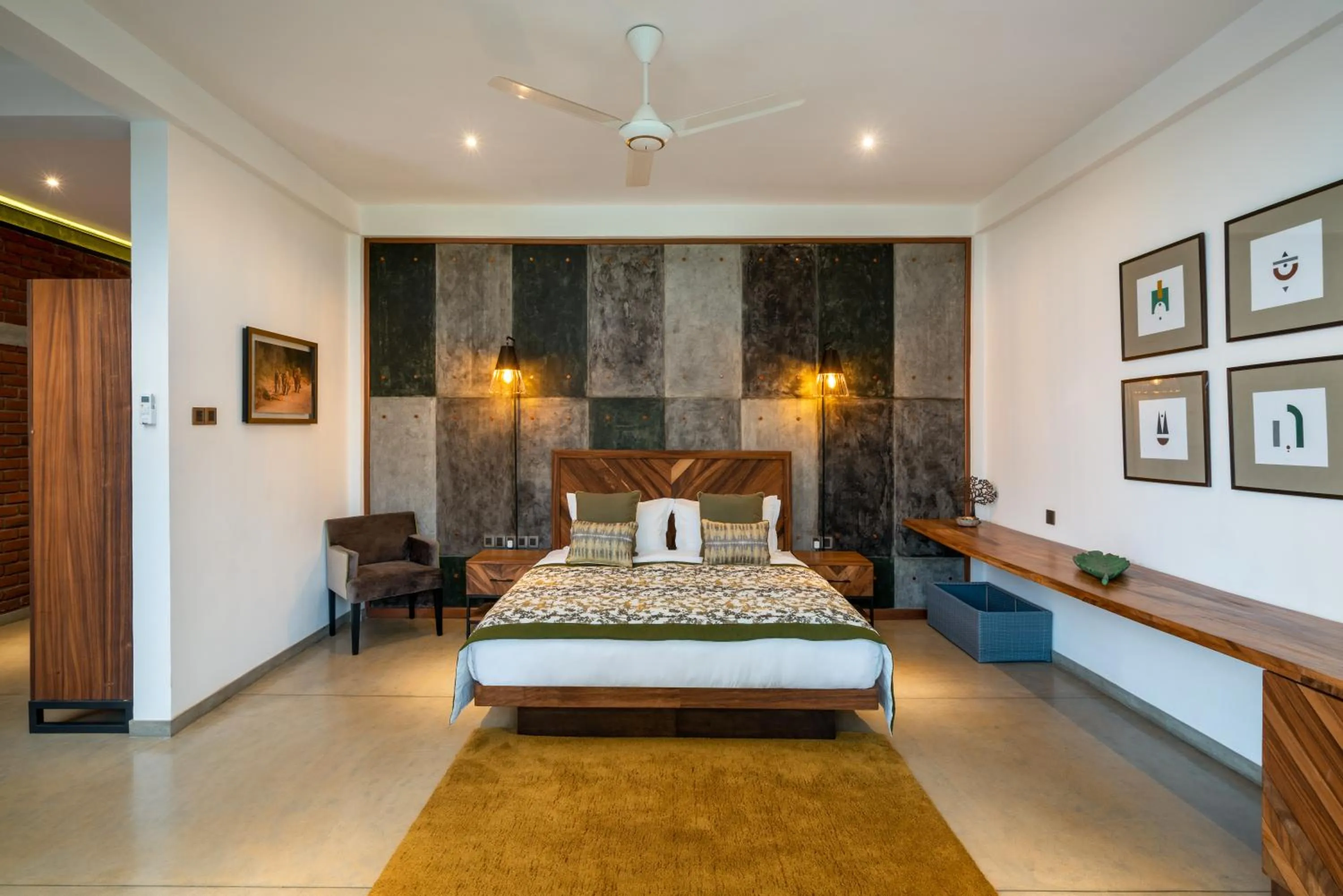 Bedroom, Bed in Wild Culture Yala