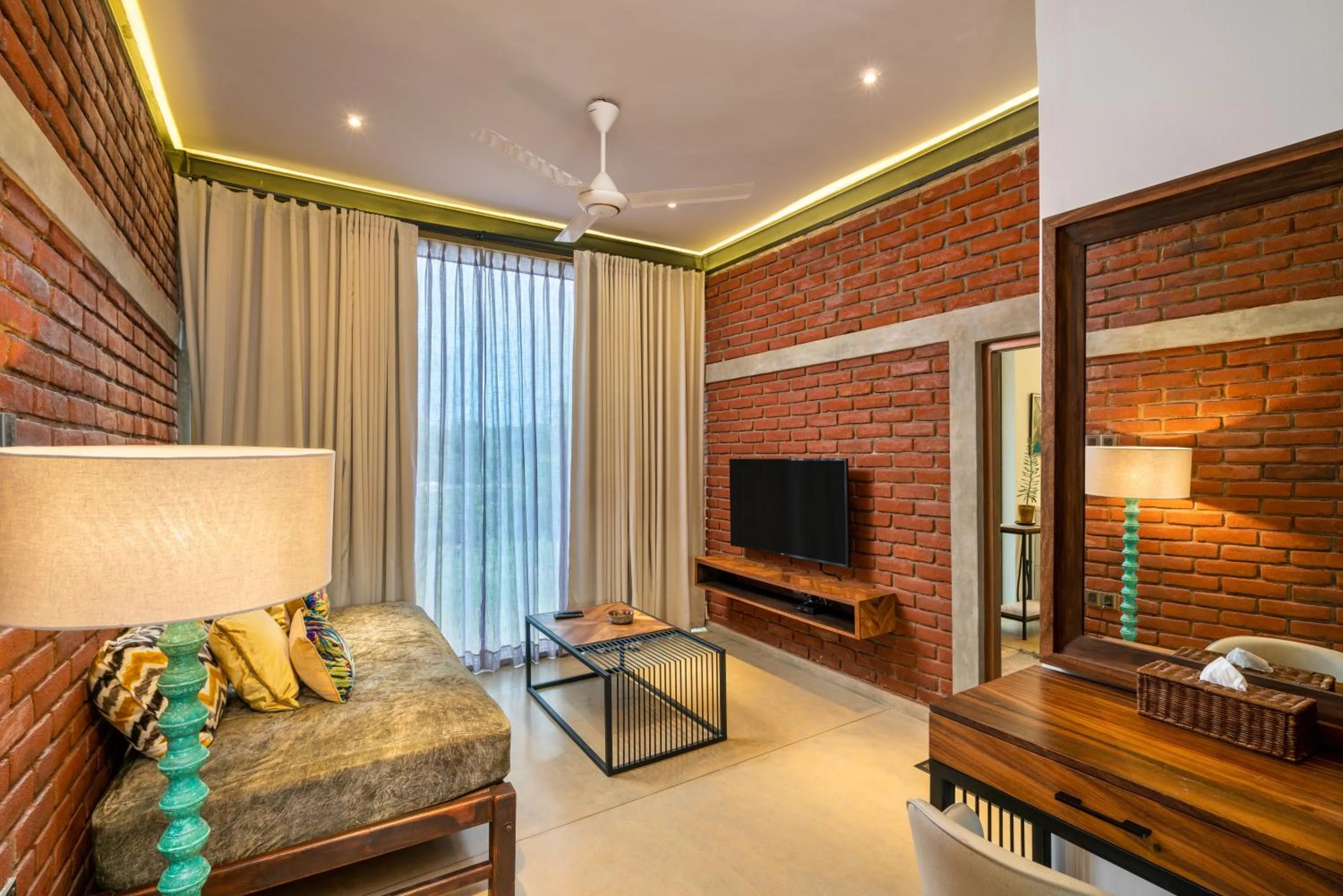 Living room in Wild Culture Yala