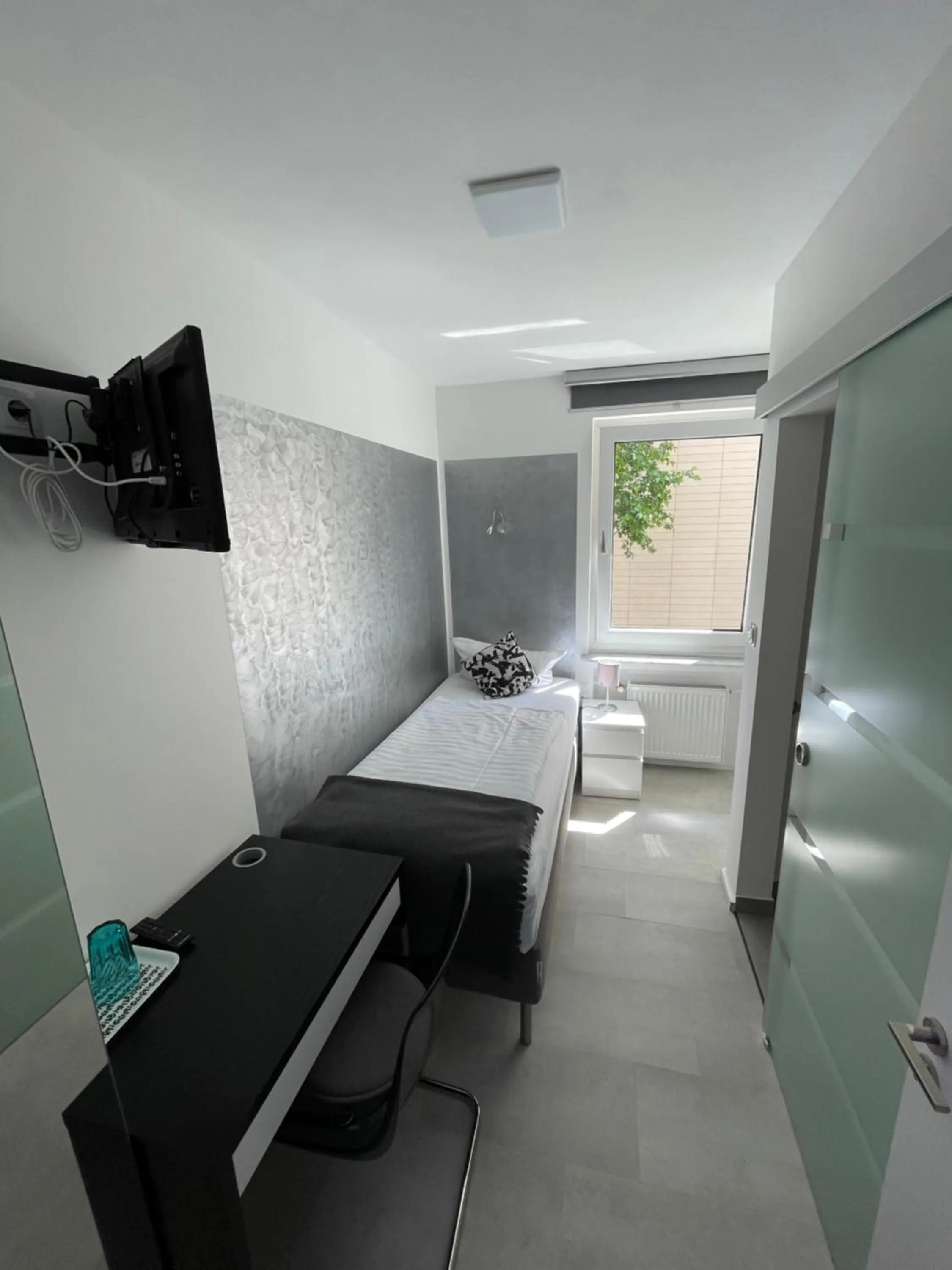 Bed in Liberty Hotel Cologne